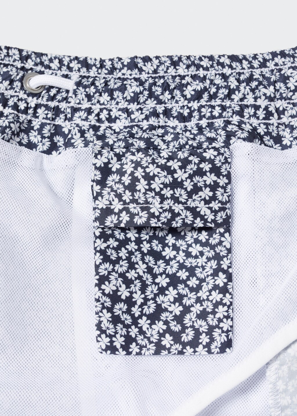 Flower micro-printed swimsuit - Details of the article 8