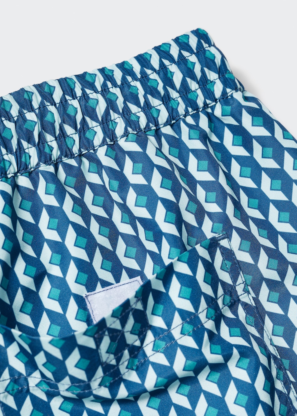 Geometric-print swimsuit - Details of the article 8