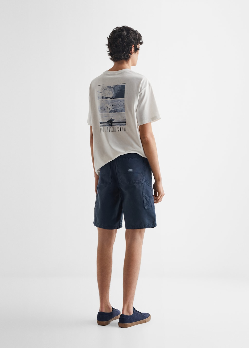 Cotton Bermuda shorts - Reverse of the article