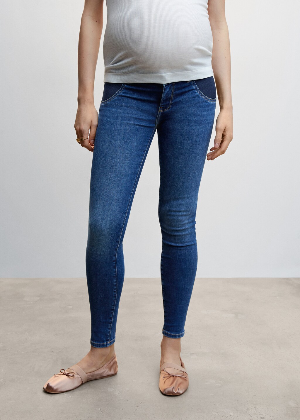 Maternity skinny jeans - Medium plane