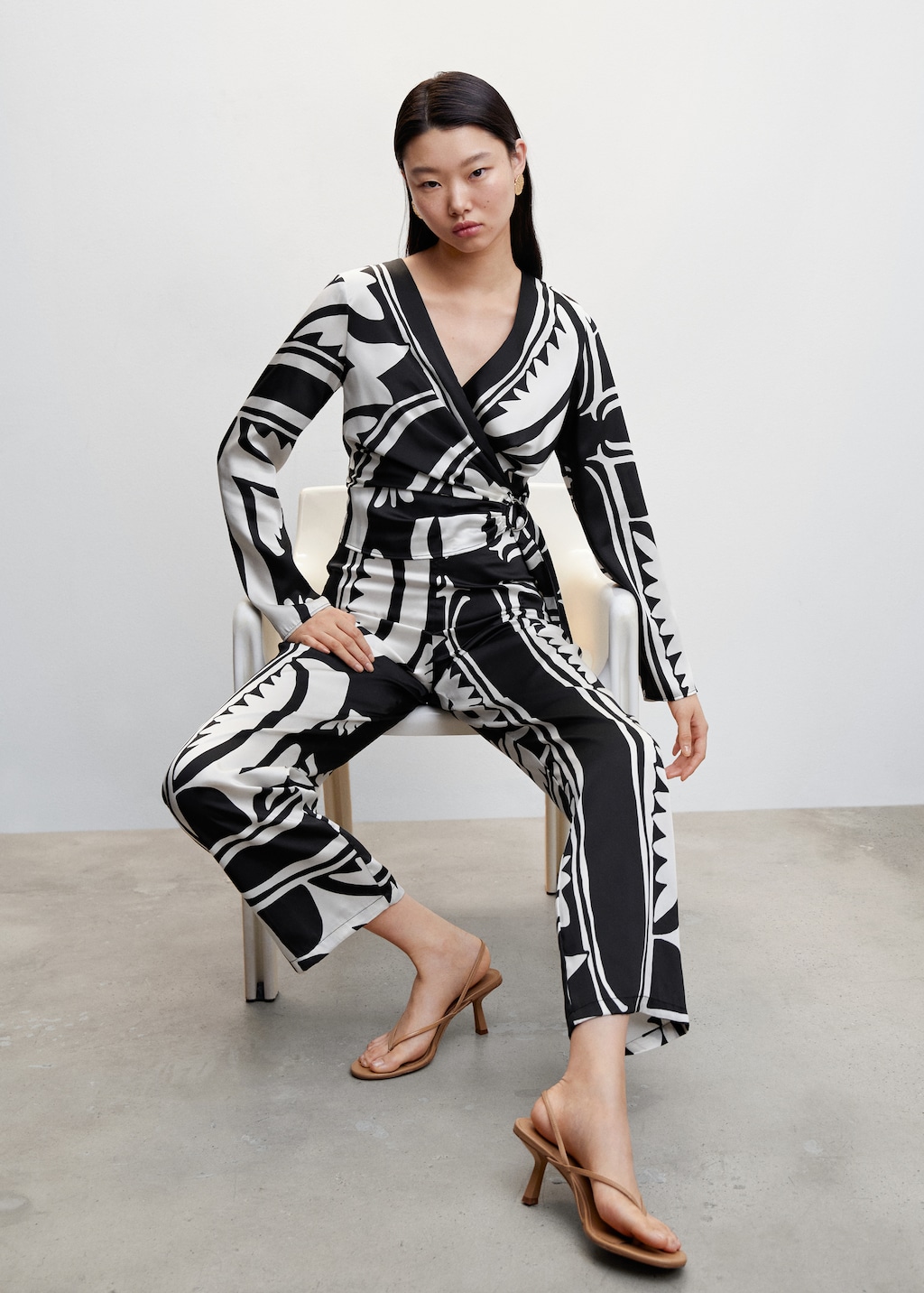 Buckle print jumpsuit - Details of the article 2