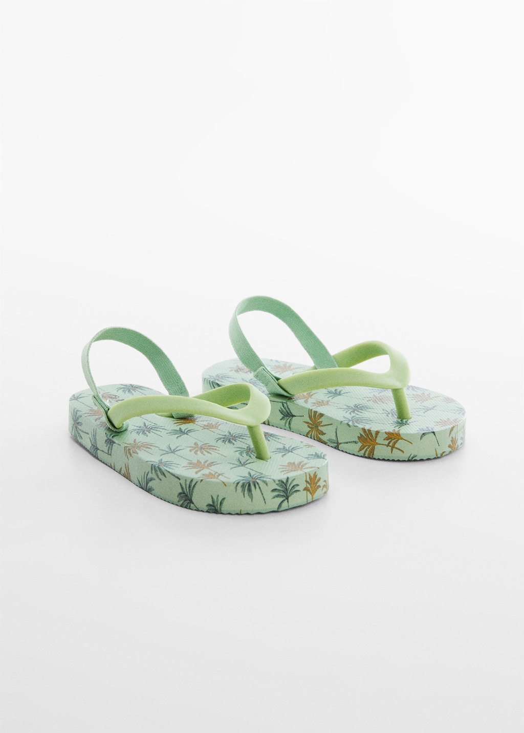 Palm tree flip-flops - Medium plane