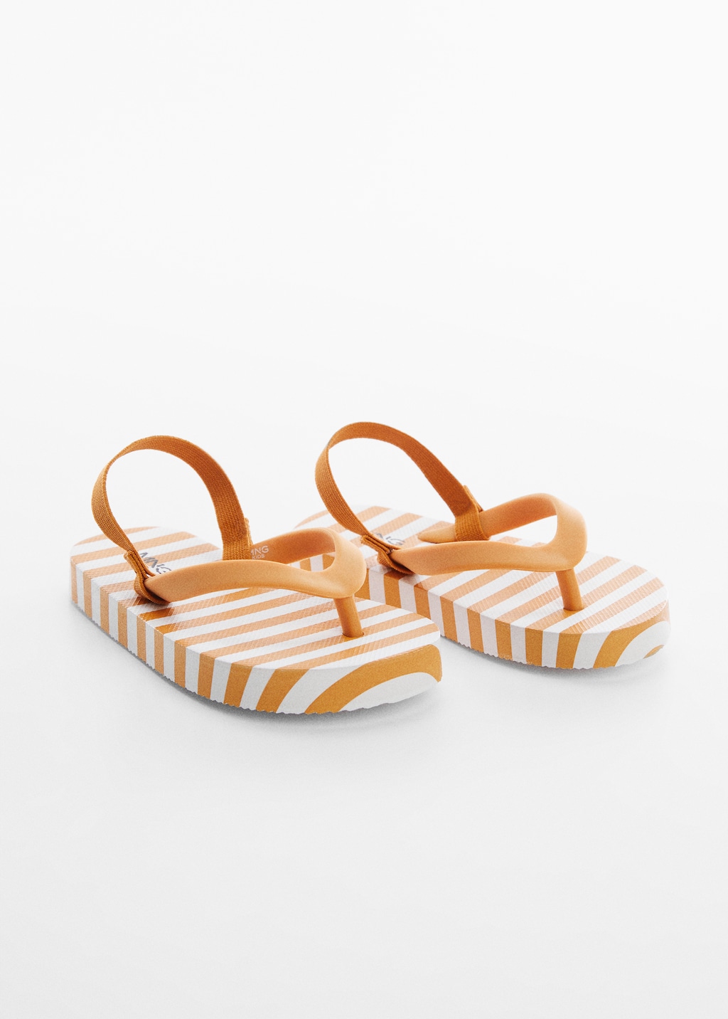 Striped flip-flops - Medium plane