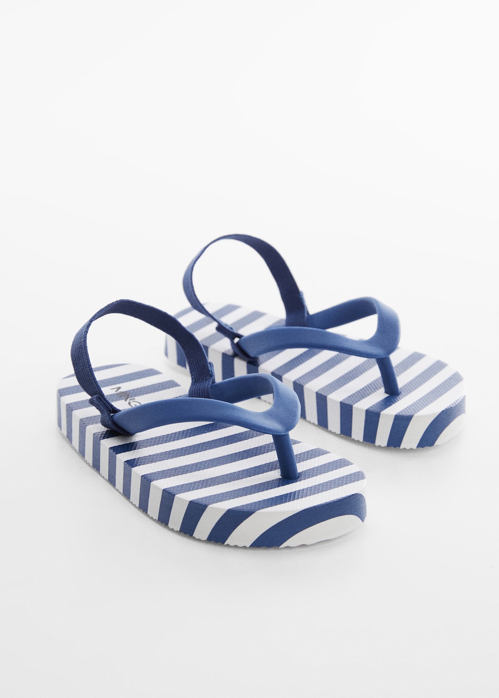 Striped flip-flops - Medium plane