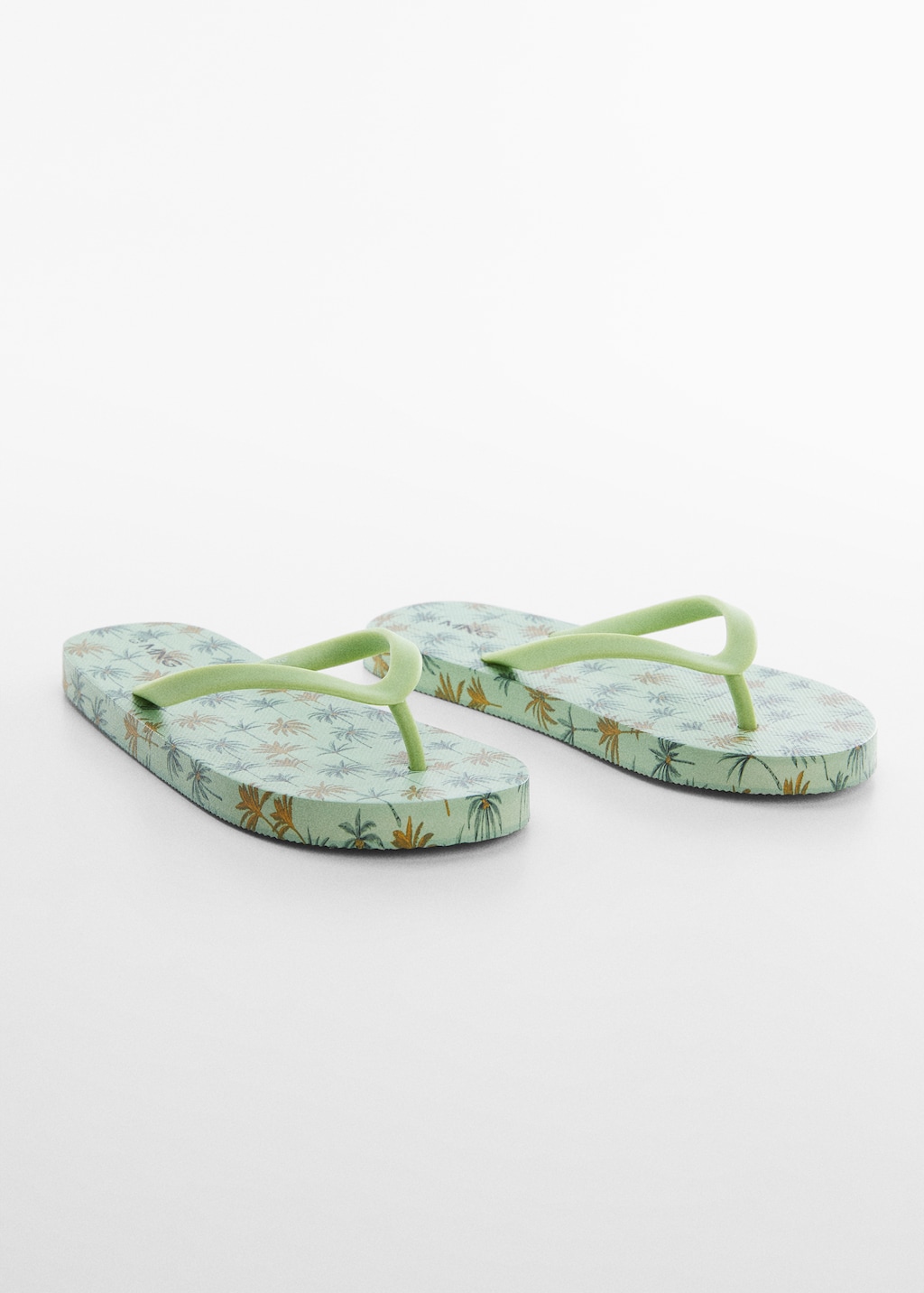 Palm tree flip-flops - Medium plane