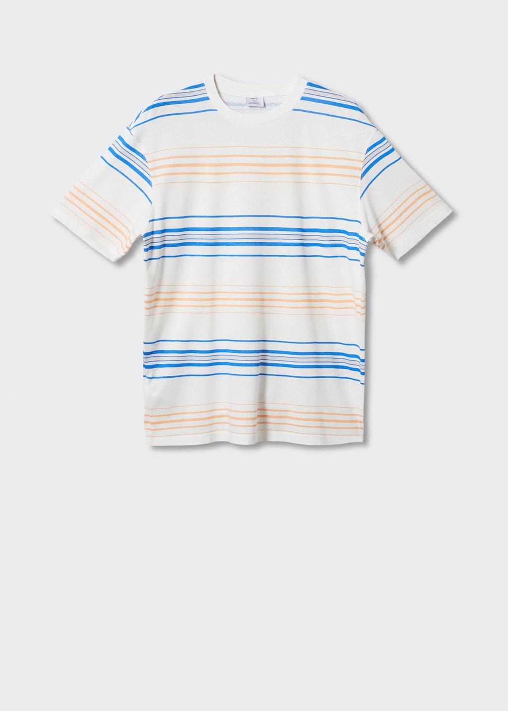 Textured striped T-shirt - Article without model