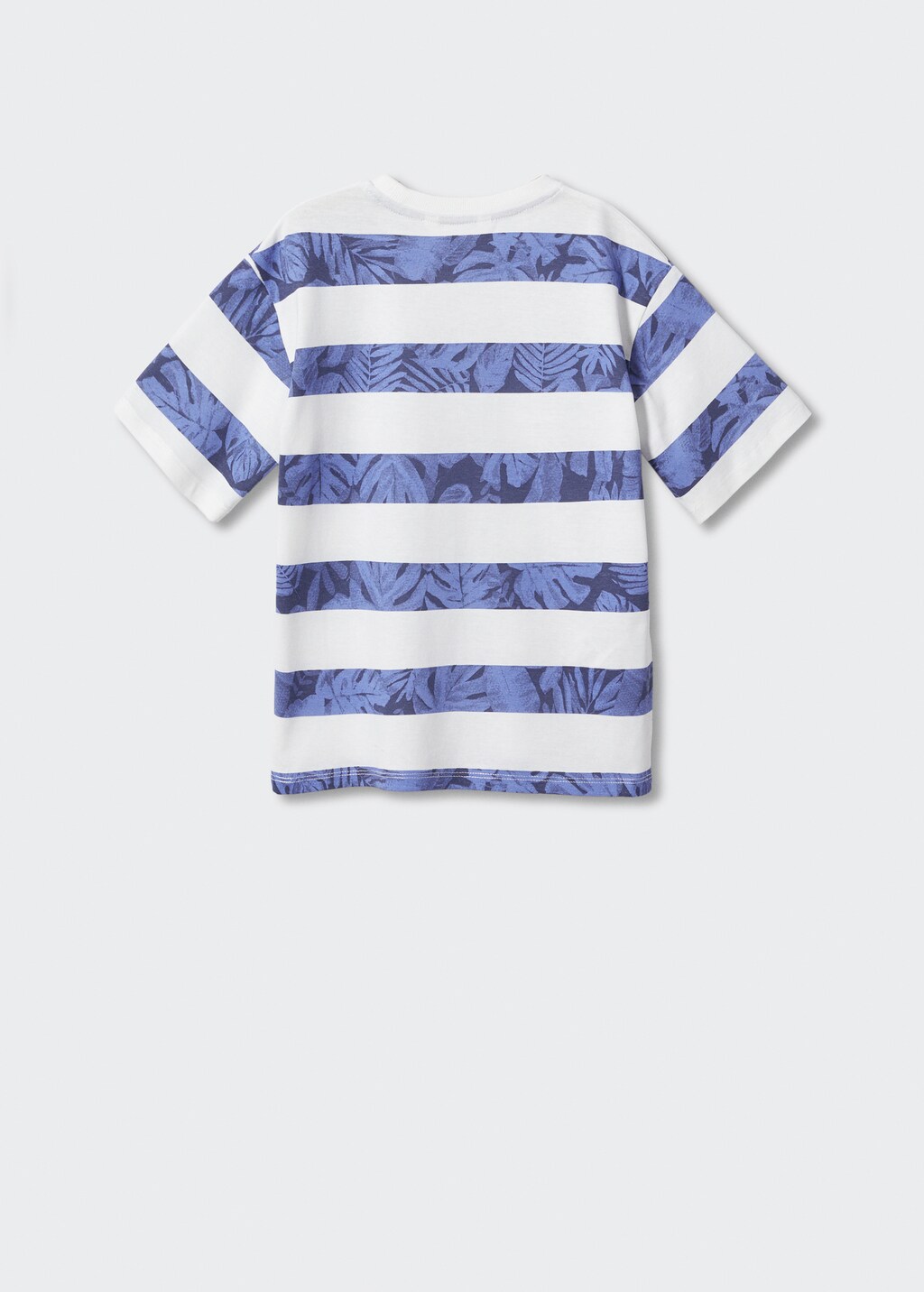 Printed striped T-shirt - Reverse of the article