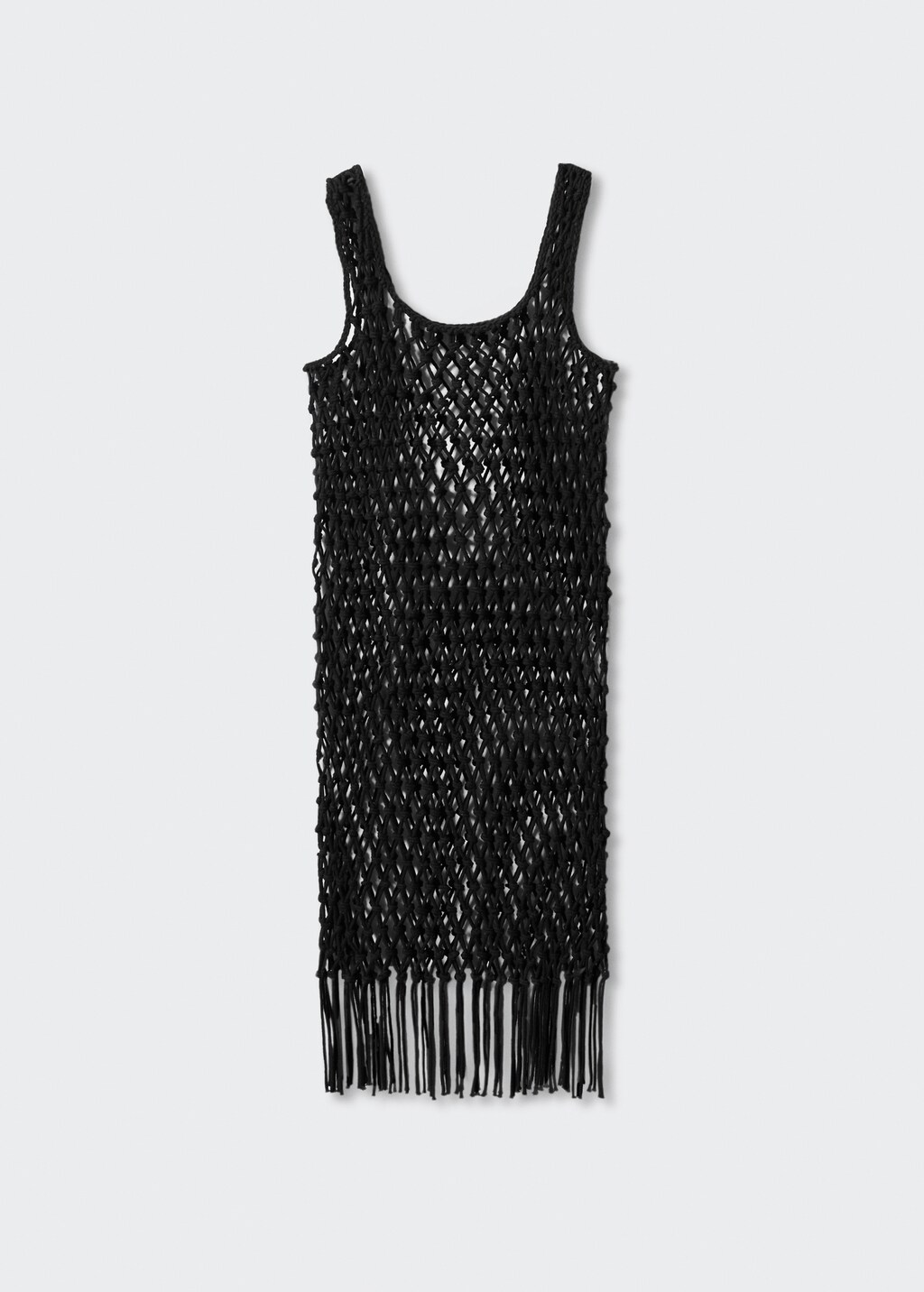 Mesh dress with fringe detail - Article without model