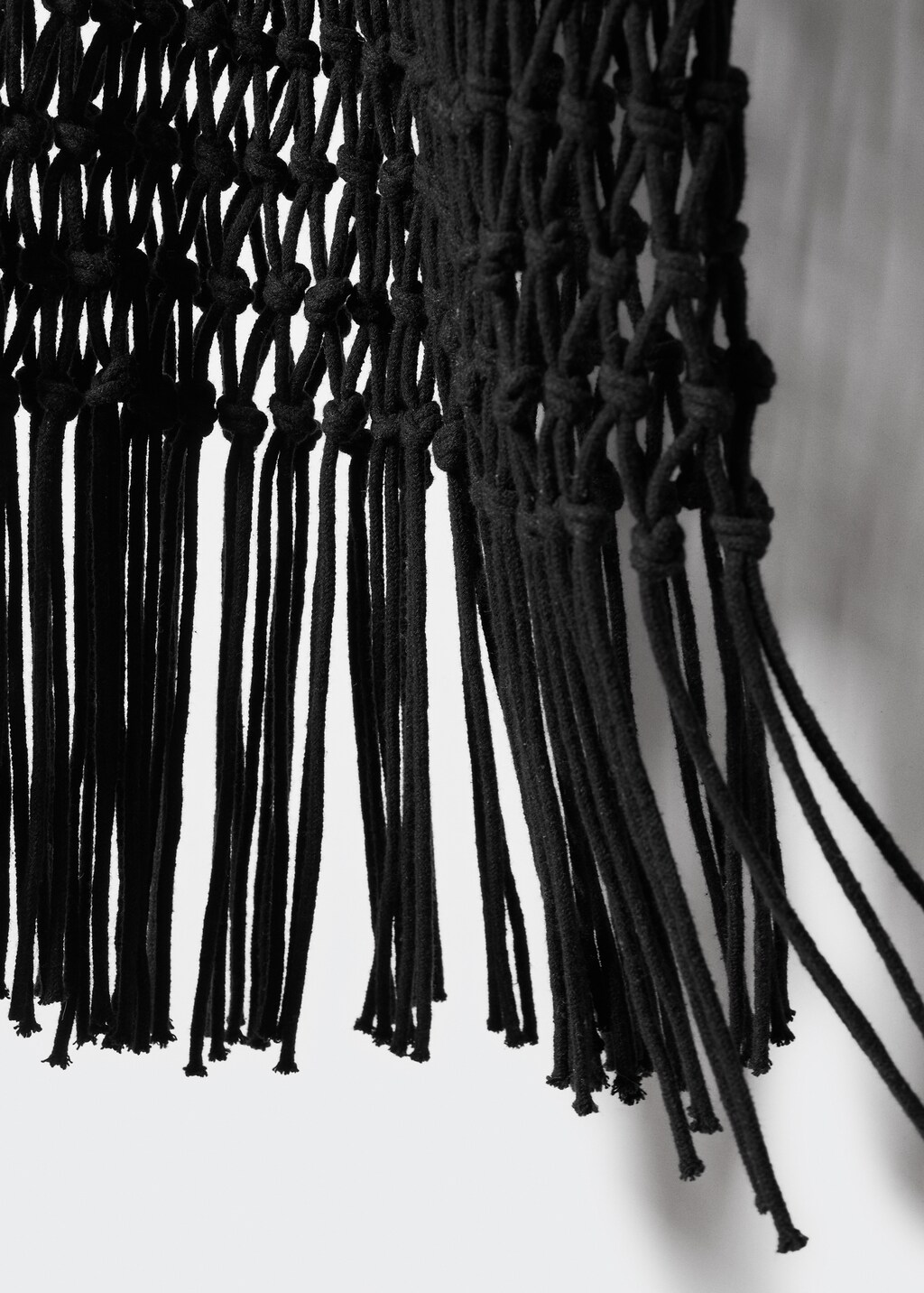 Mesh dress with fringe detail - Details of the article 8