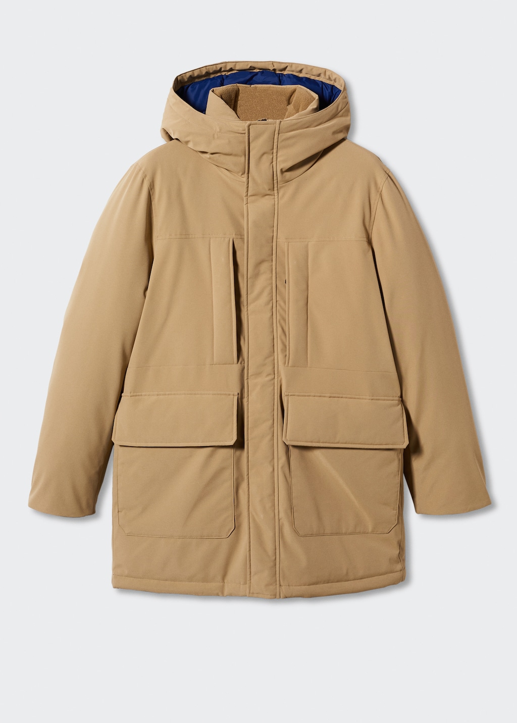 Quilted hooded parka - Article without model