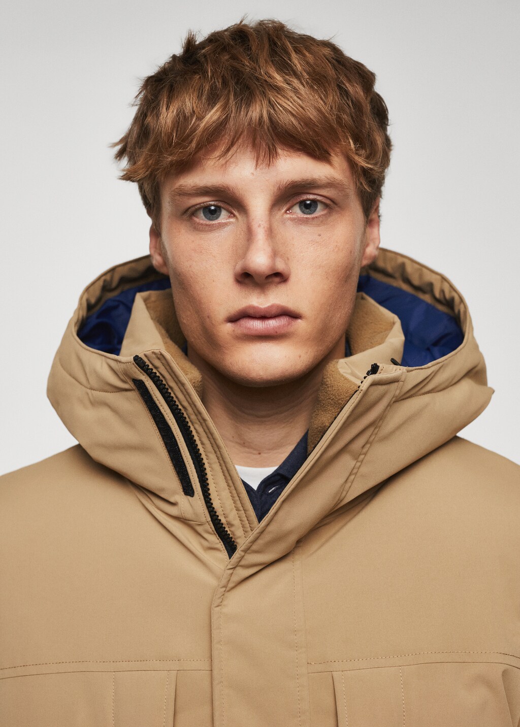 Quilted hooded parka - Details of the article 1