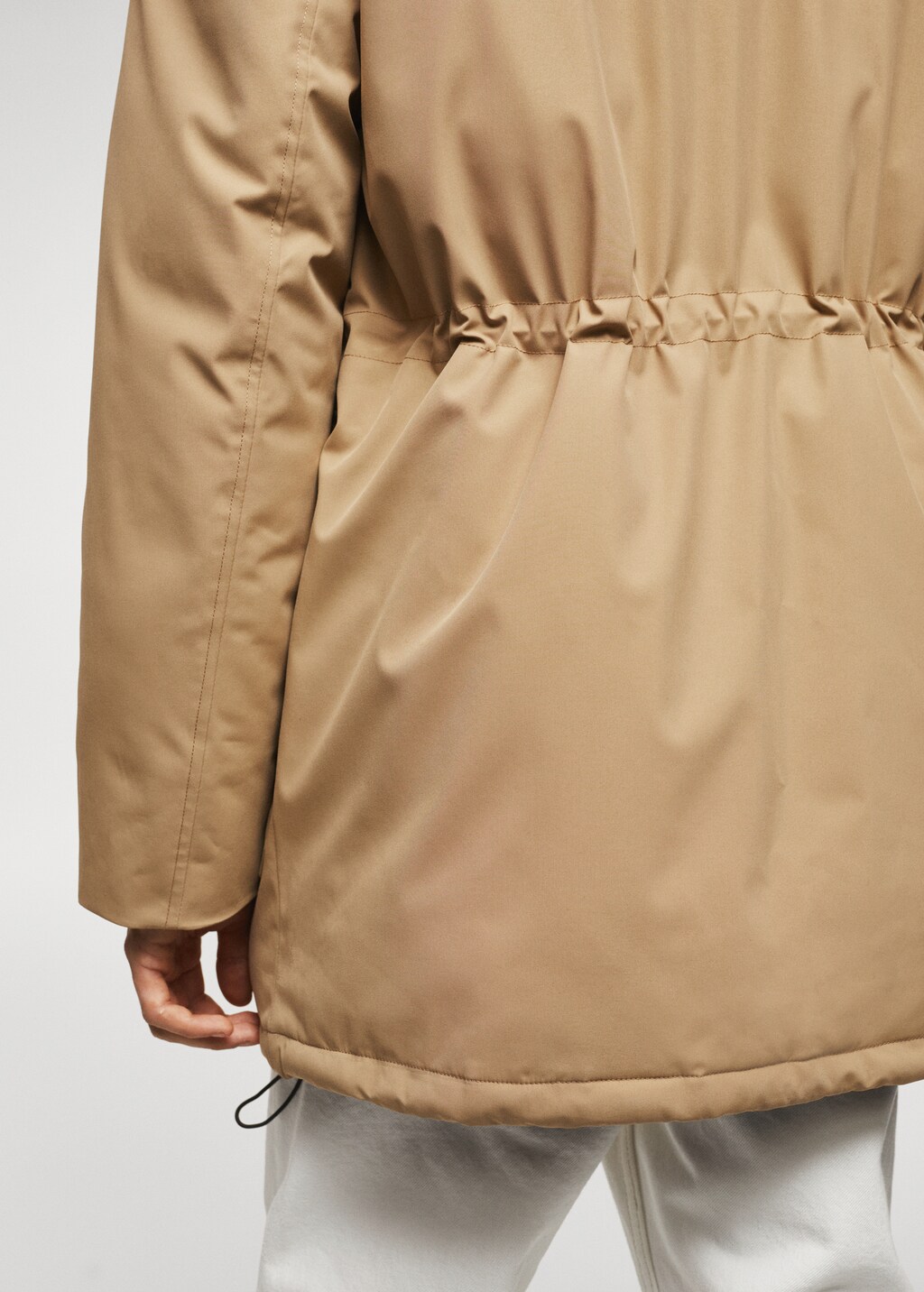 Quilted hooded parka - Details of the article 4