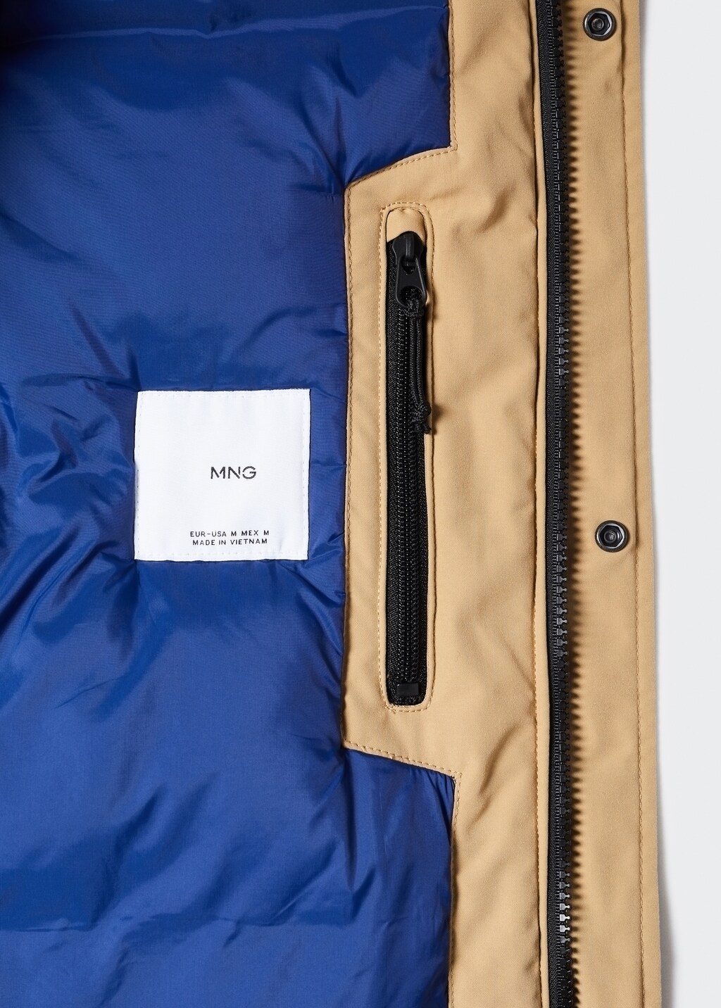 Quilted hooded parka - Details of the article 8