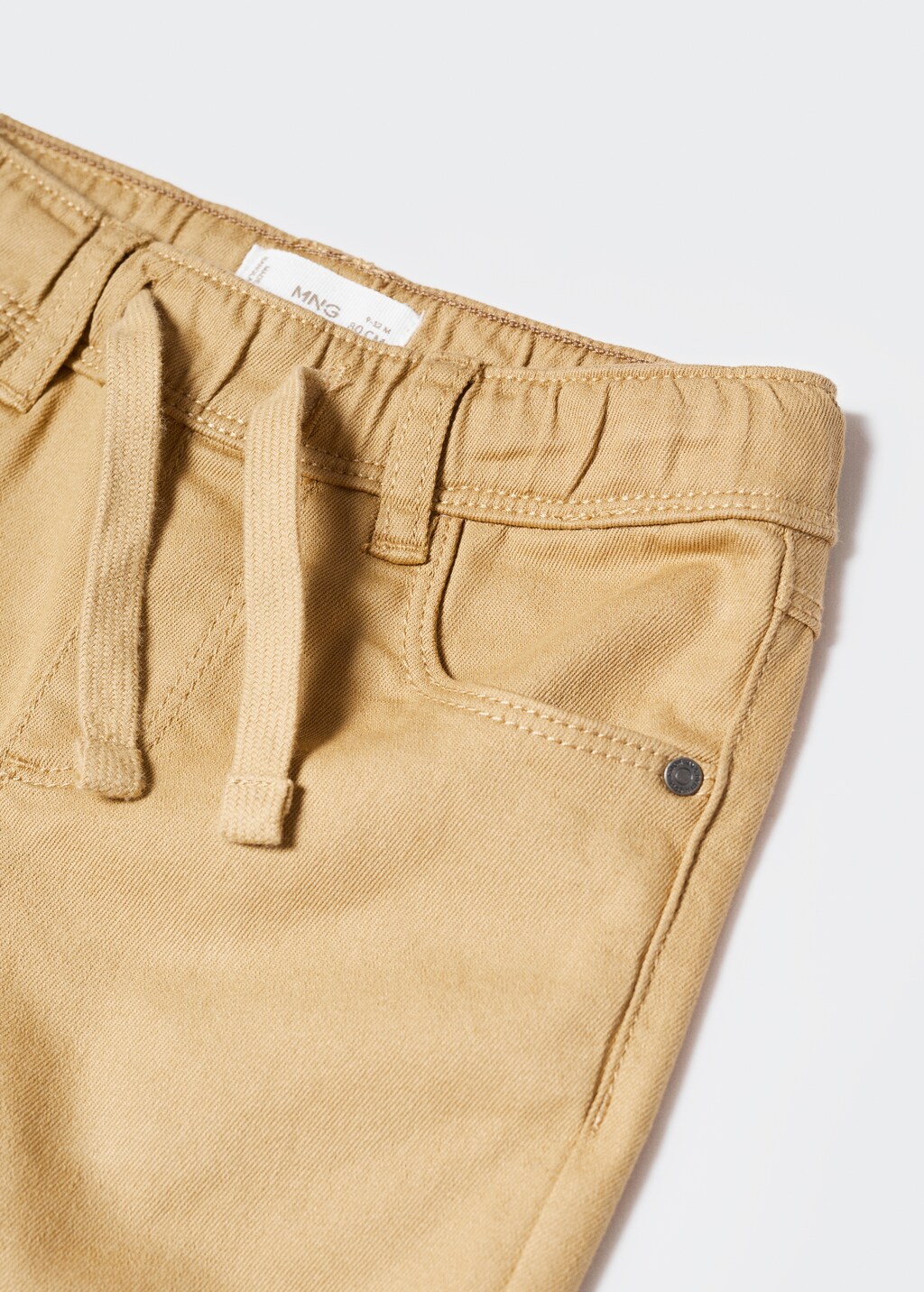 Elastic-waist straight trousers - Details of the article 8