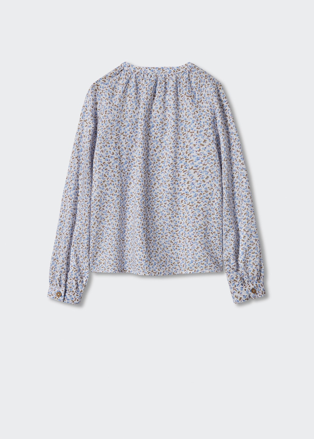 Floral print blouse - Reverse of the article