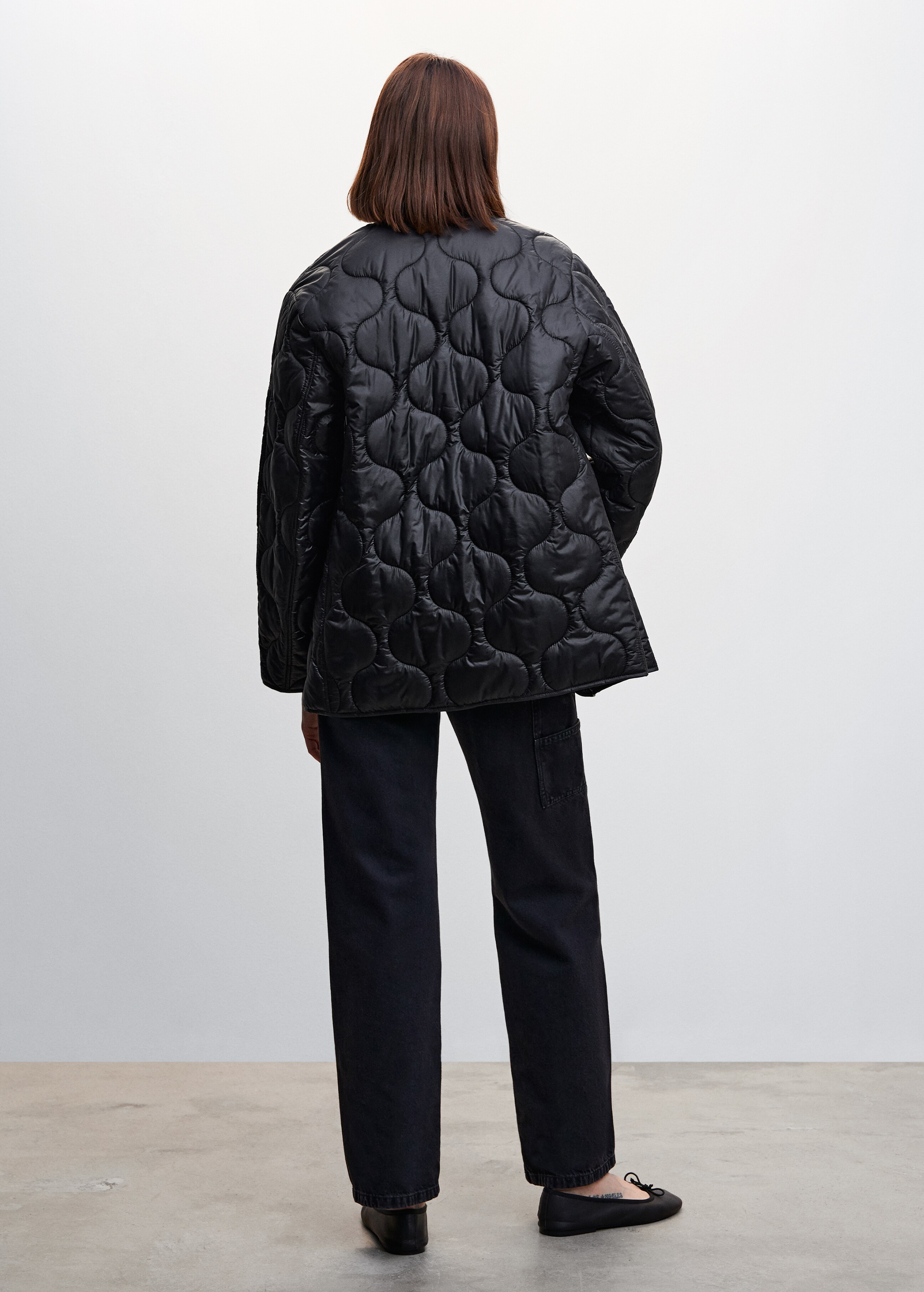 Lightweight quilted anorak - Reverse of the article