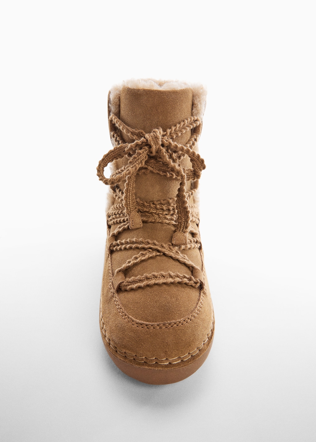 Lace-up sheepskin boots - Details of the article 2