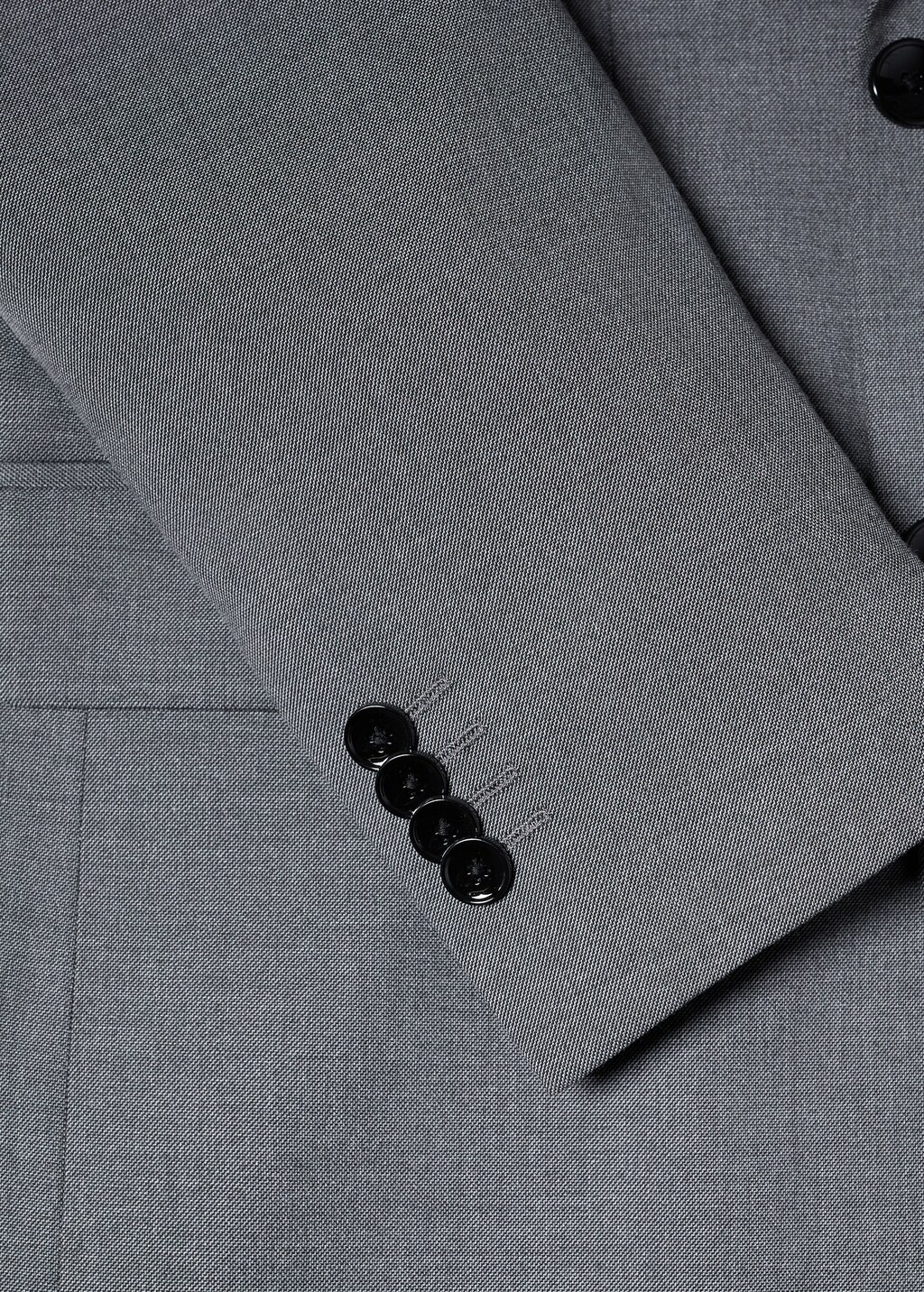 Slim fit double-breasted suit blazer - Details of the article 0