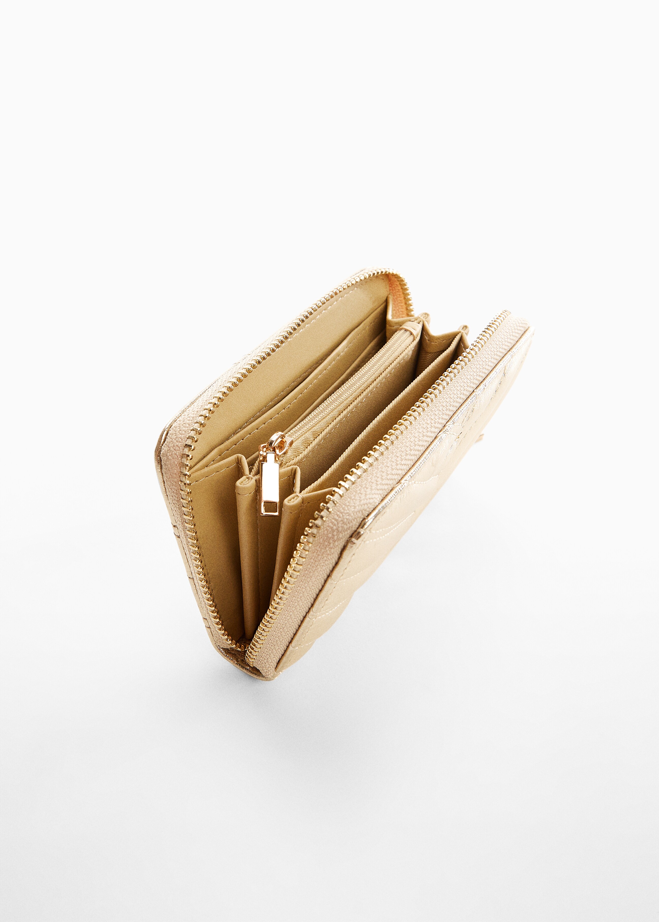 Padded metallic wallet - Medium plane