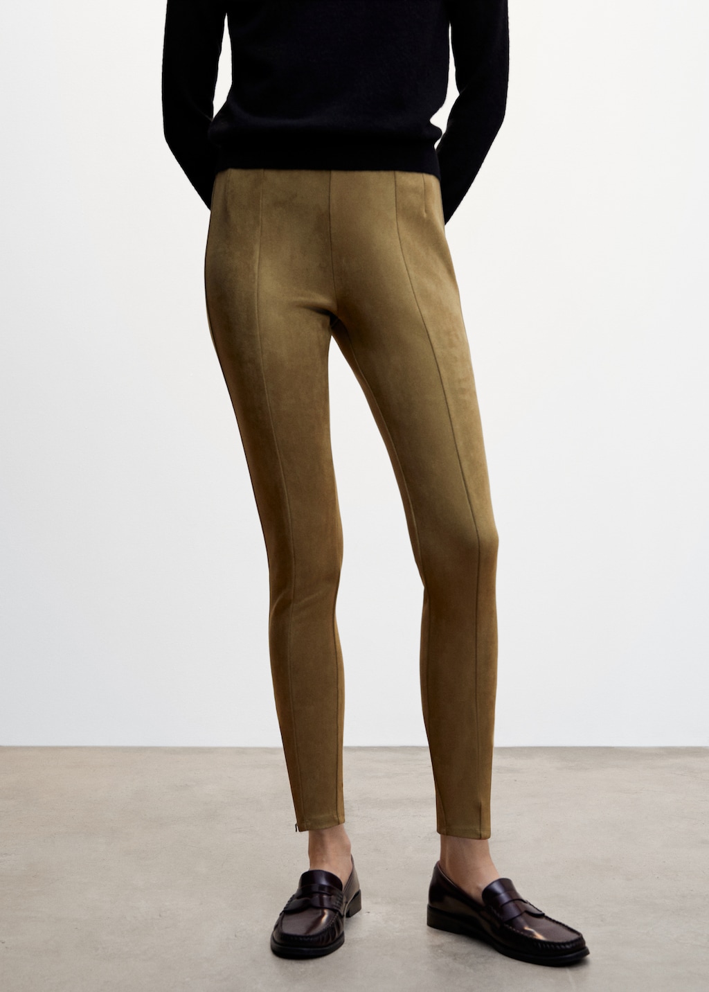 Suede leggings - Medium plane