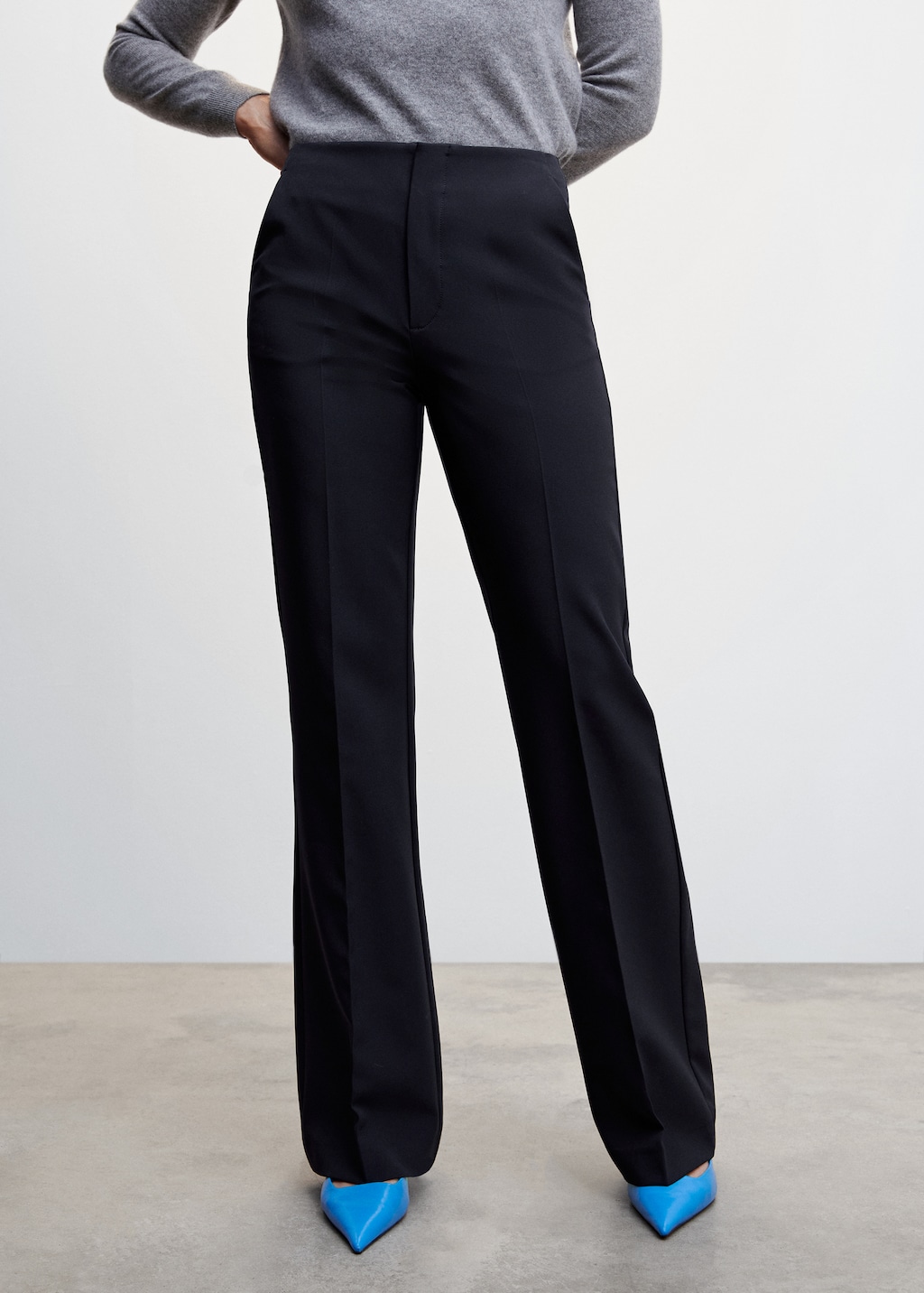 Wide leg fluid pants - Woman | MANGO OUTLET USA