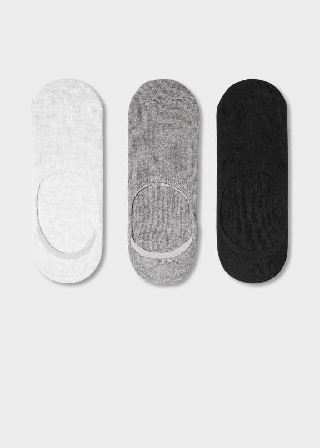 3-pack of invisible socks - Article without model