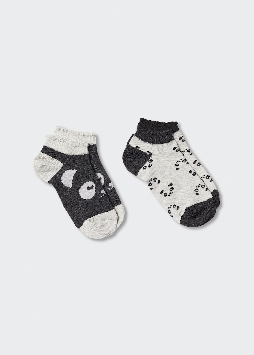 2 pack printed socks - Article without model