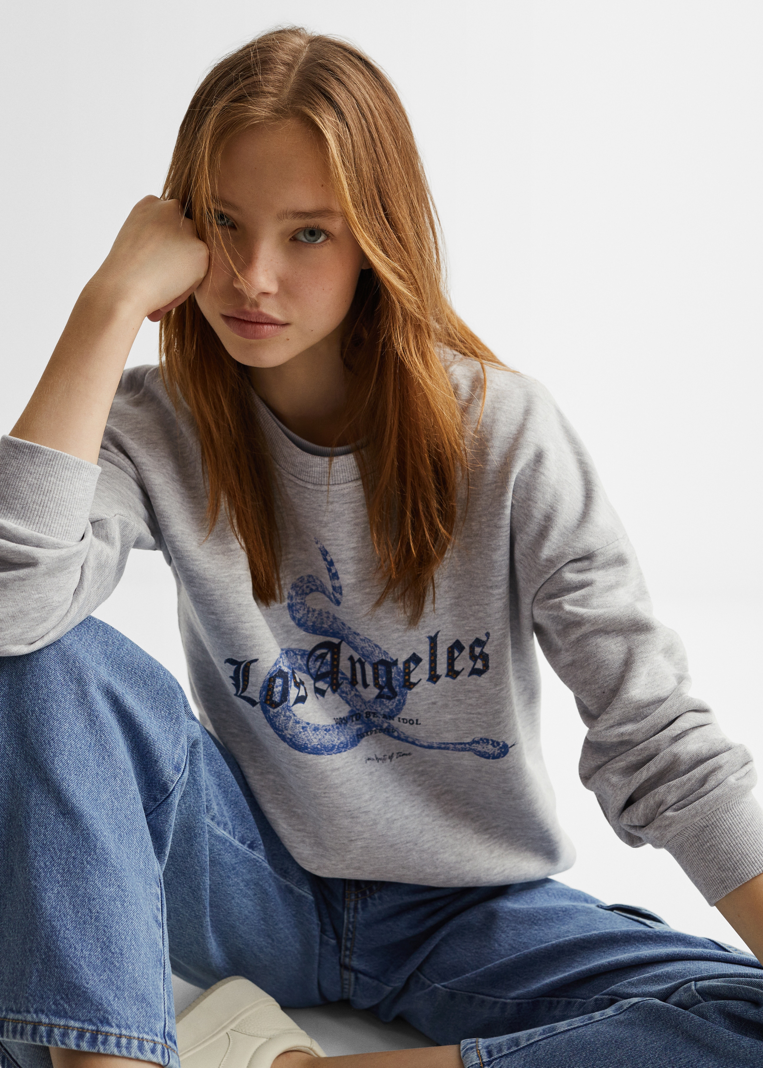 Message cotton sweatshirt - Details of the article 2