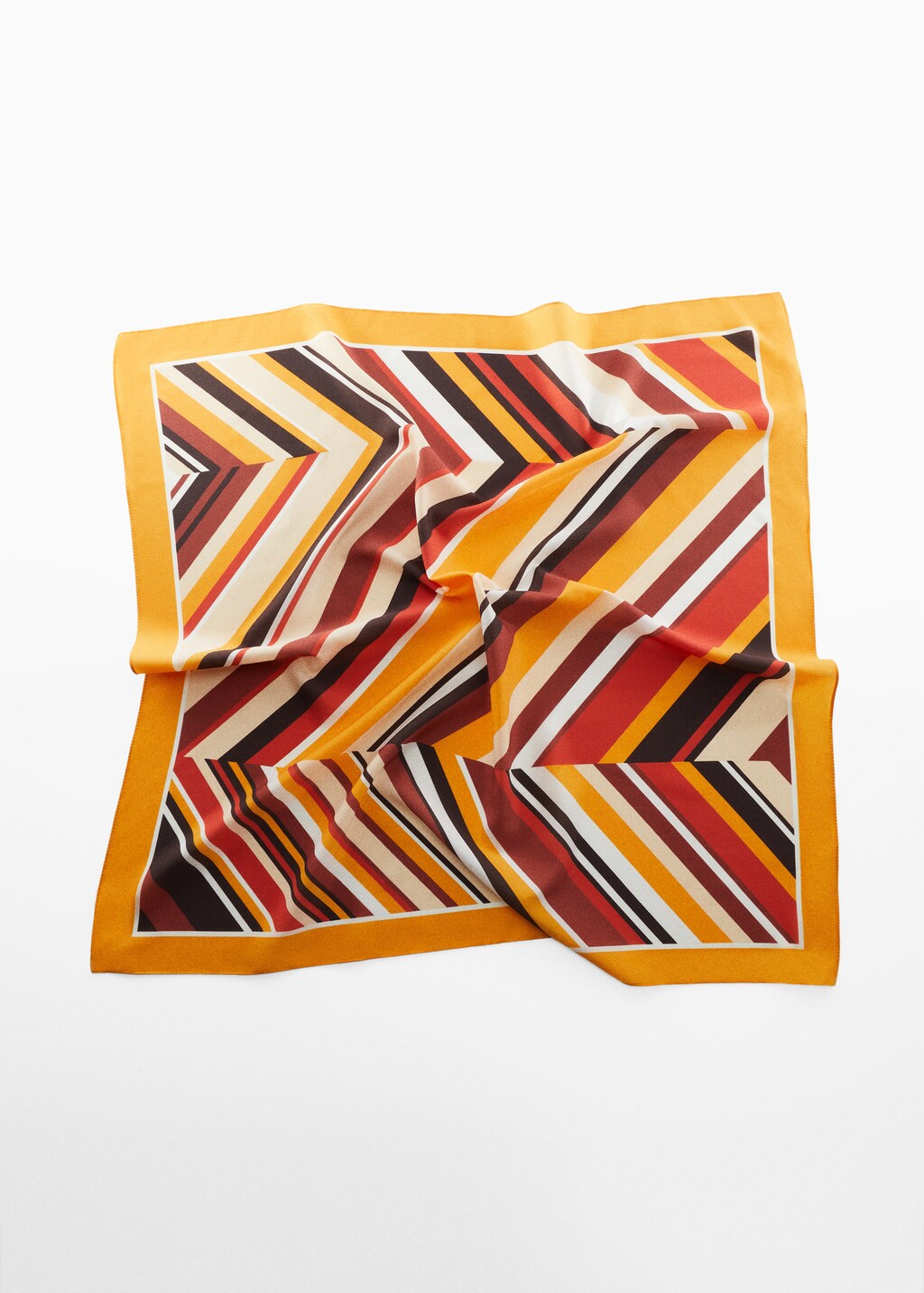 Geometric printed foulard - Details of the article 1