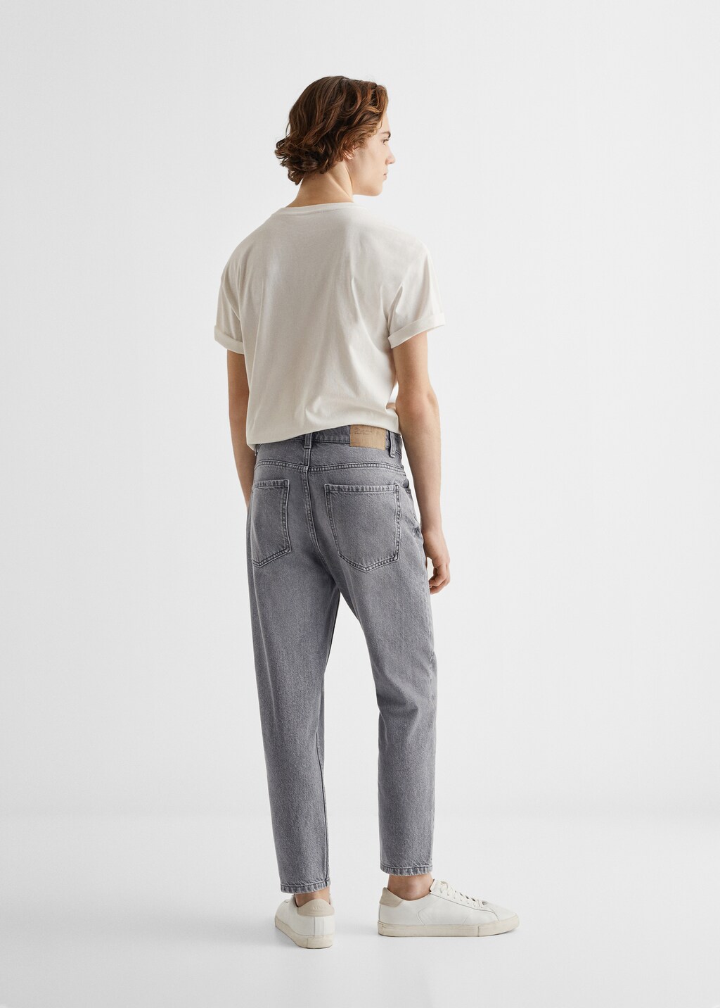 Jeans tapered-fit déchirures - Verso de l’article