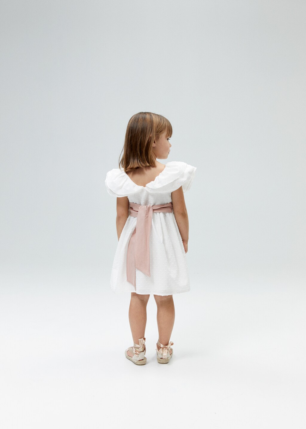 Ruffled plumeti dress - Details of the article 6