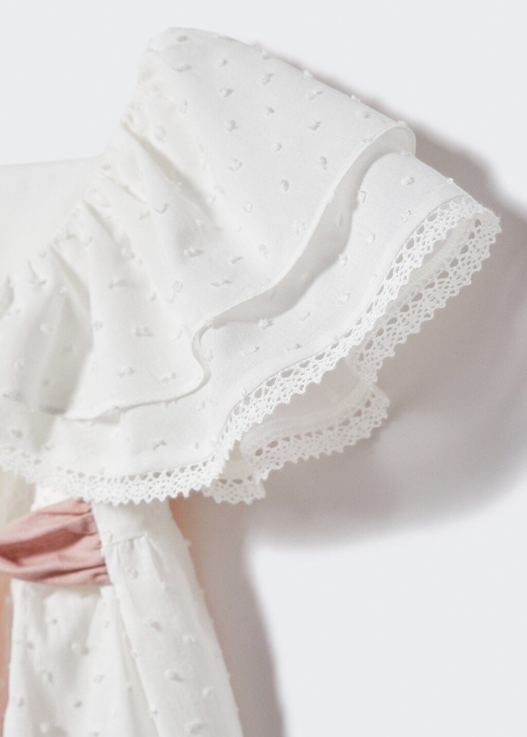 Ruffled plumeti dress - Details of the article 8