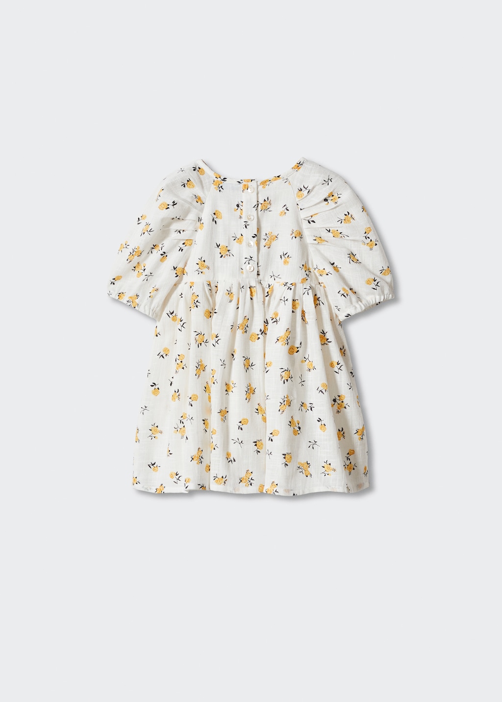 Printed cotton dress - Reverse of the article