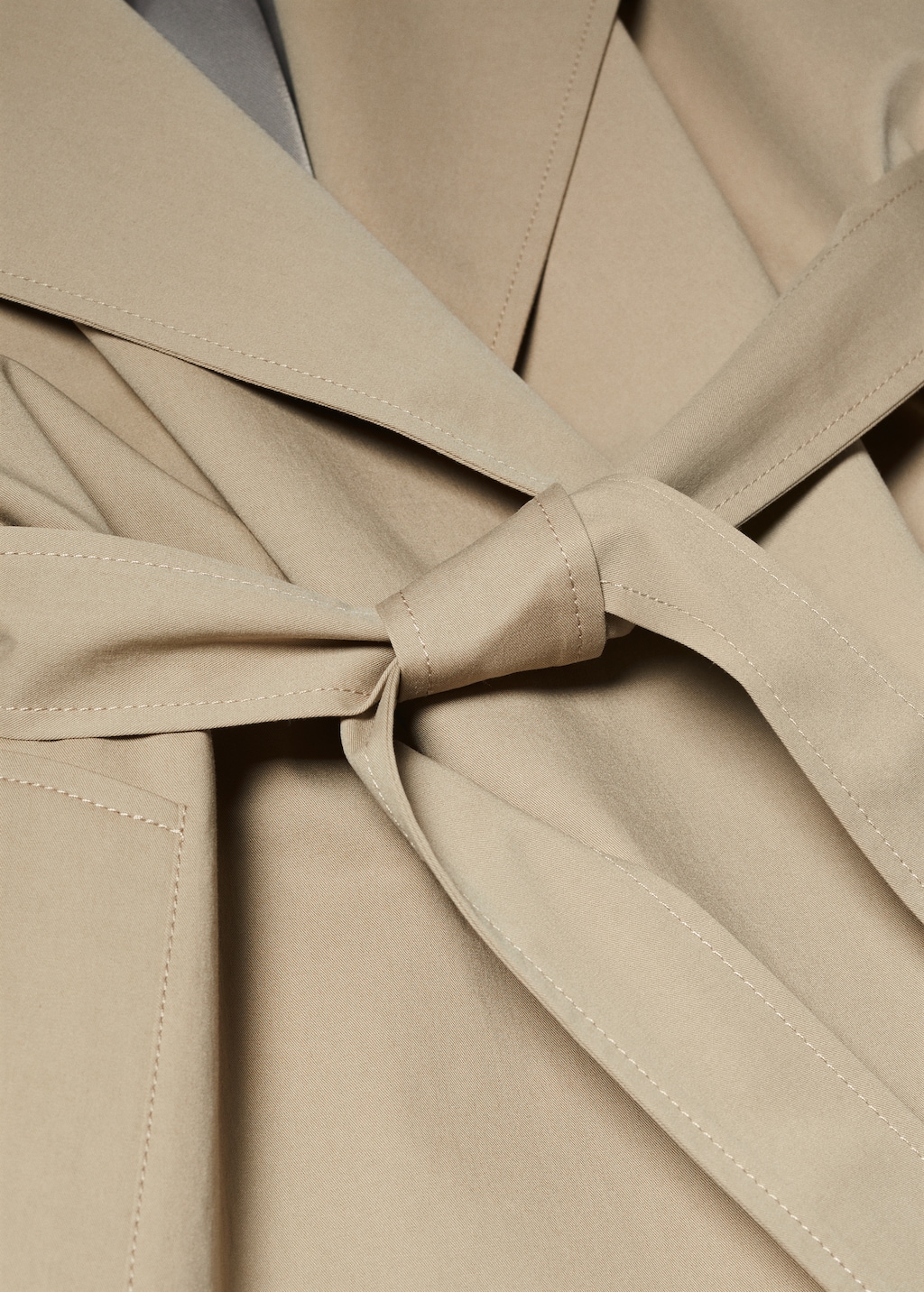 Oversized katoenen trenchcoat - Detail van het artikel 8