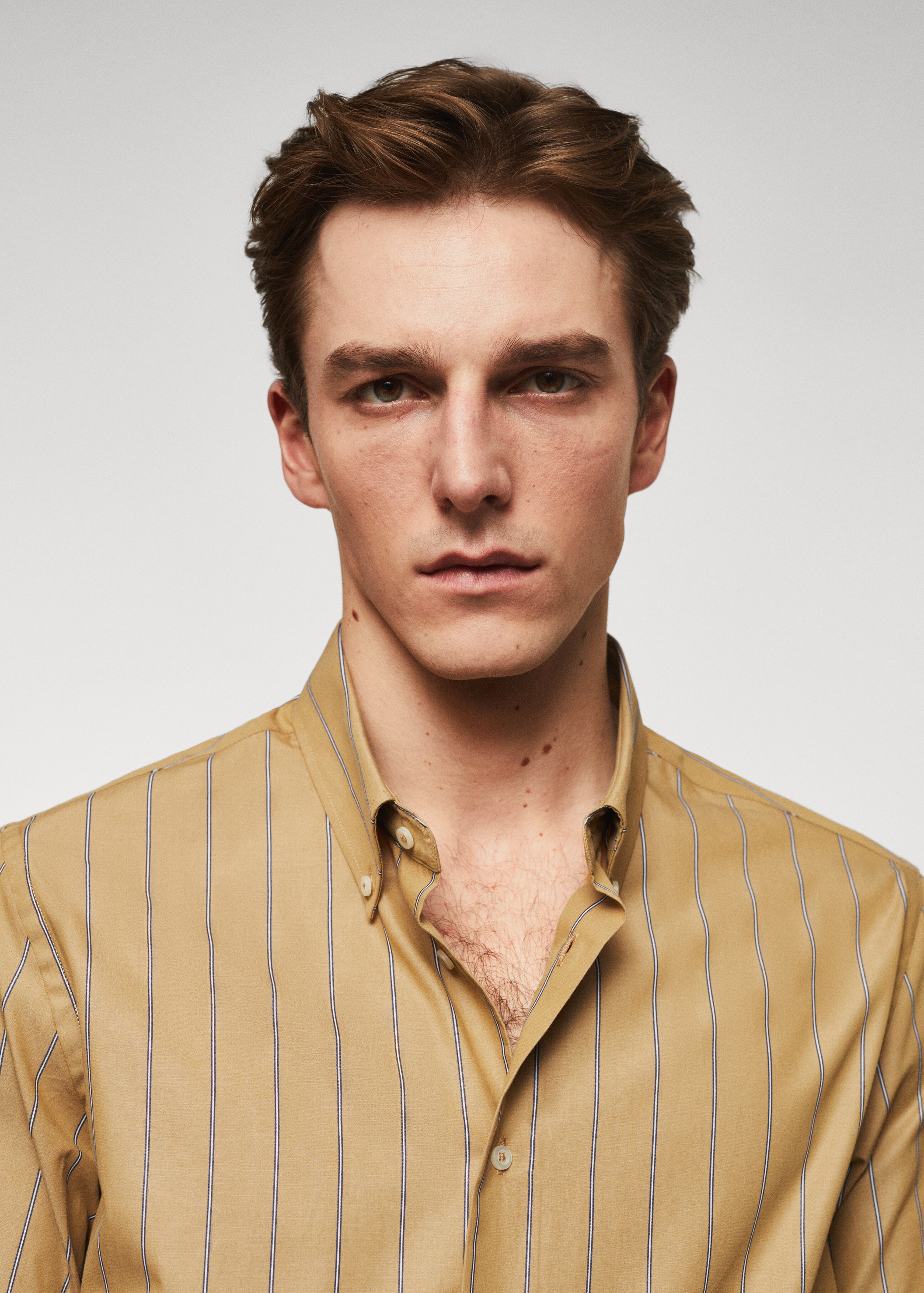 Striped cotton shirt - Details of the article 1