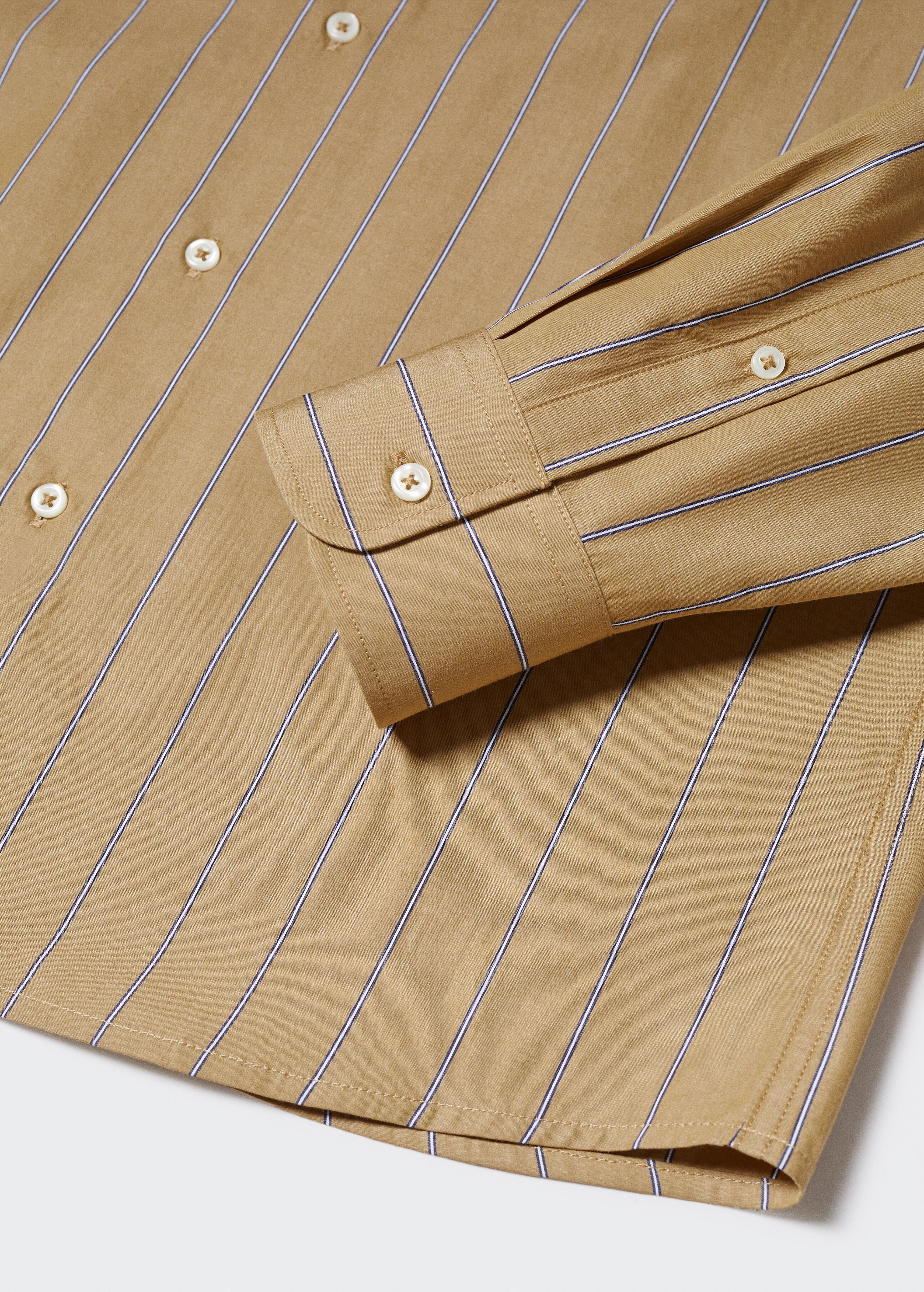 Striped cotton shirt - Details of the article 8