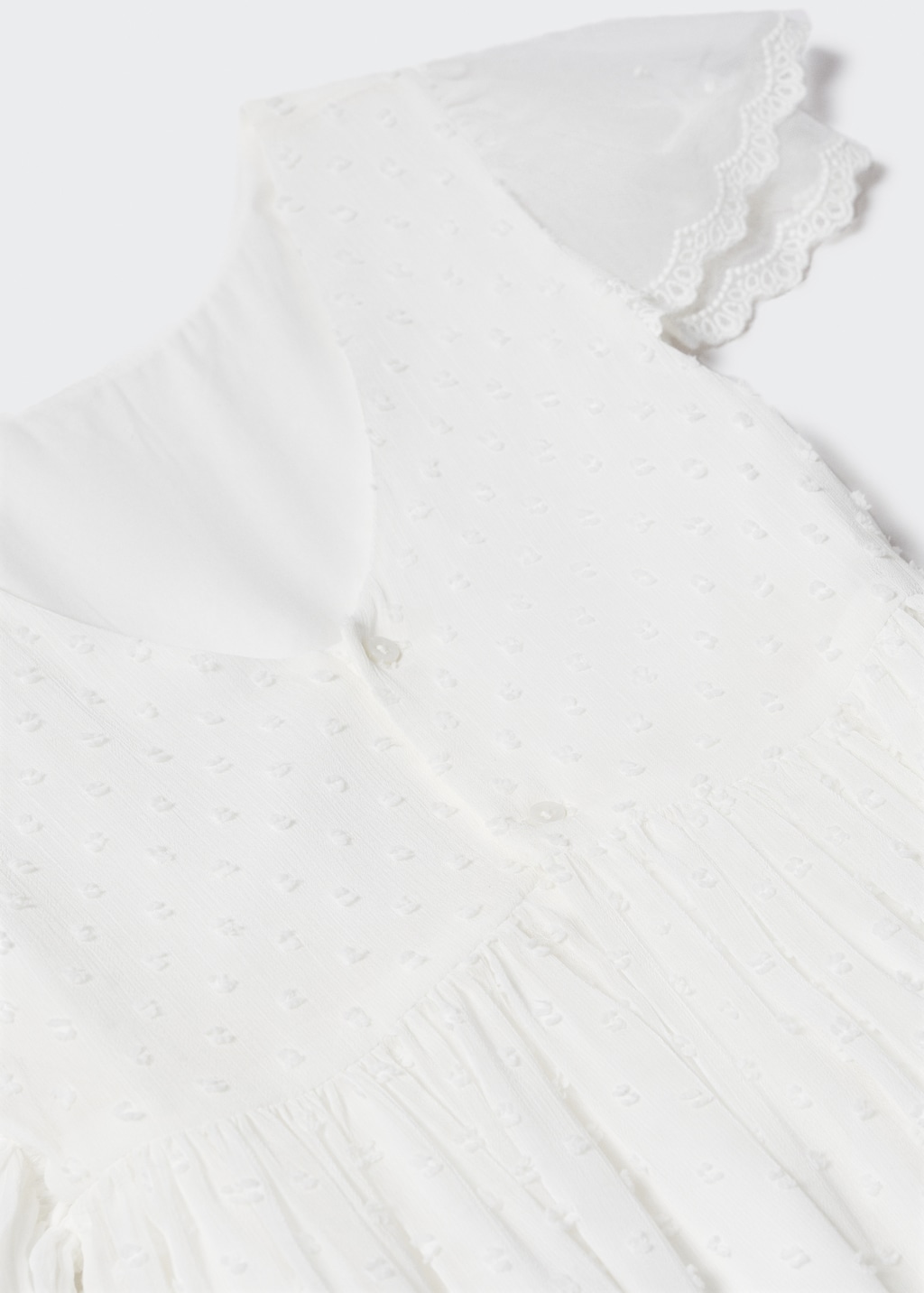 Embroidered tulle dress - Details of the article 0