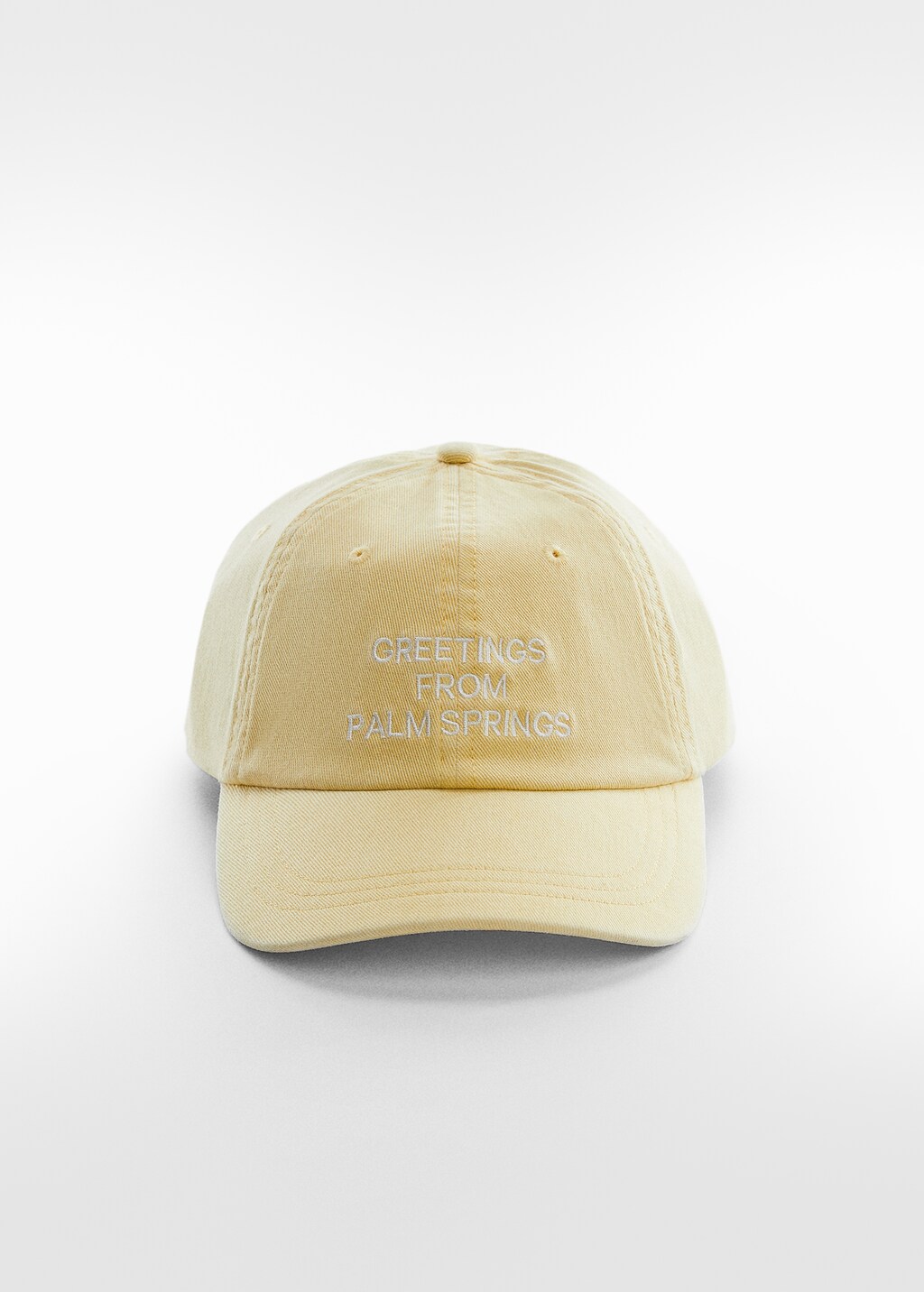 Embroidered message cap - Medium plane