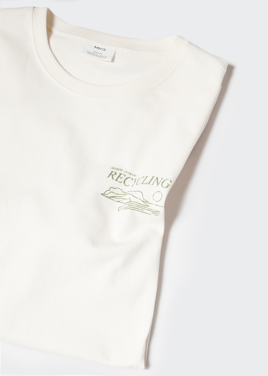 100% cotton t-shirt text - Details of the article 8