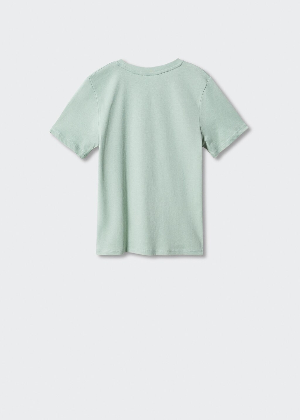 Basic 100% cotton t-shirt - Reverse of the article