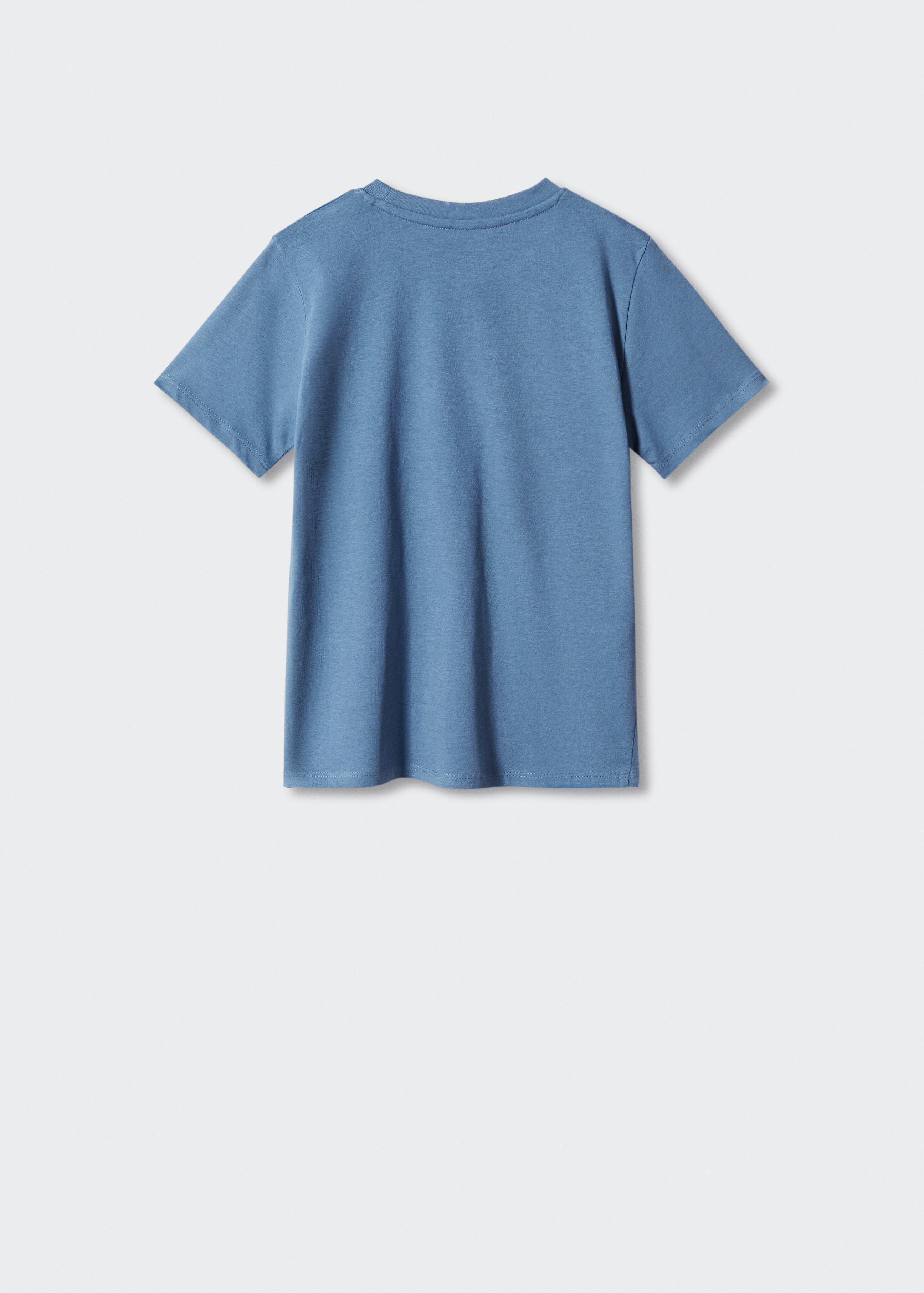 Basic 100% cotton t-shirt - Reverse of the article