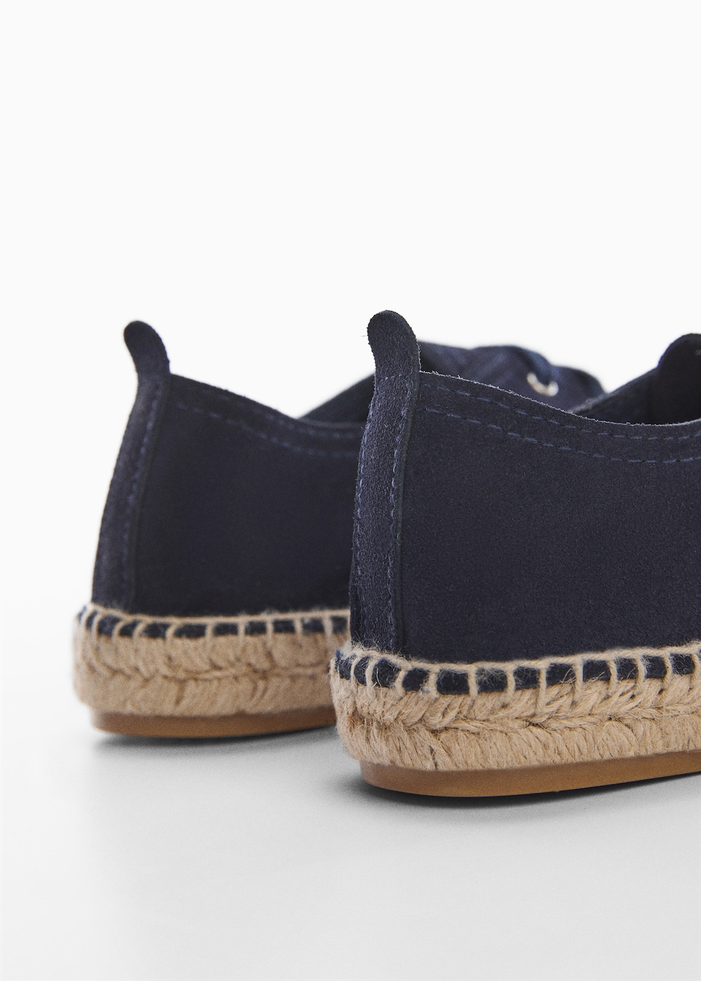 Espadrilky ze štípaného semiše s tkaničkami - Detail zboží 1