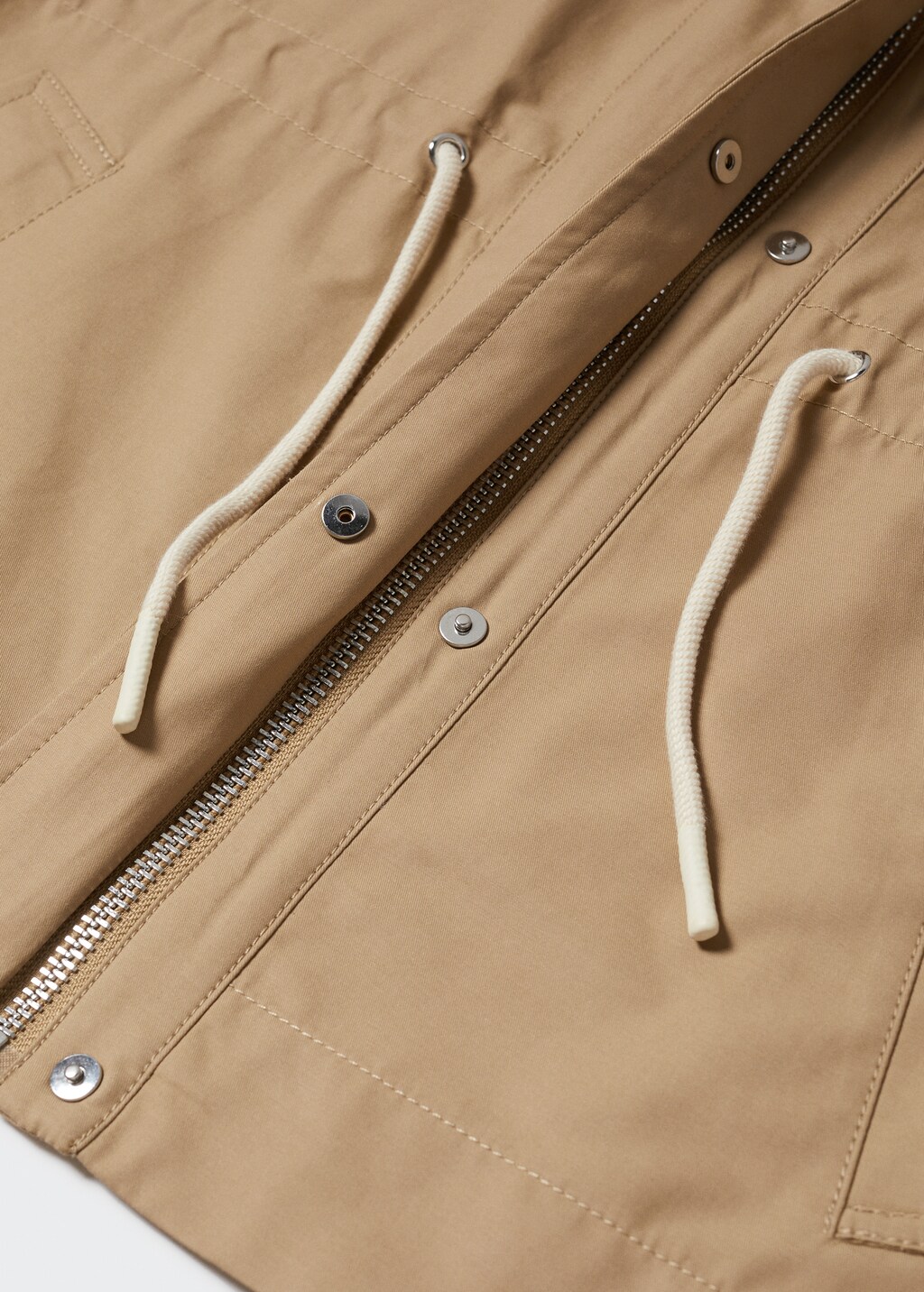 Hooded parka with pocket - Details of the article 8