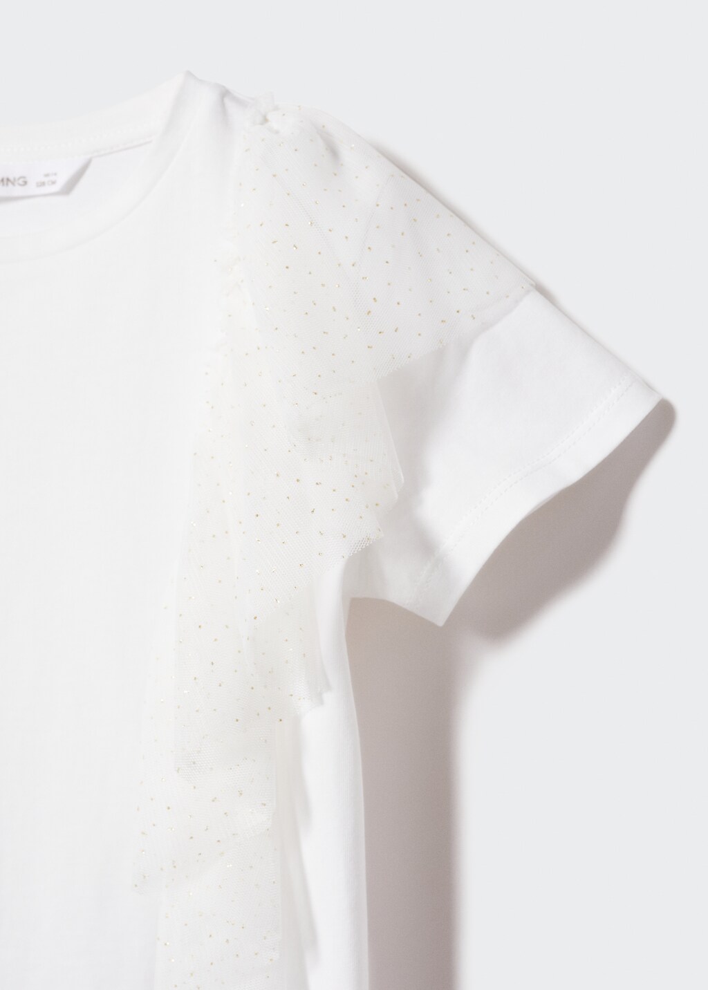 Tulle shiny T-shirt - Details of the article 8