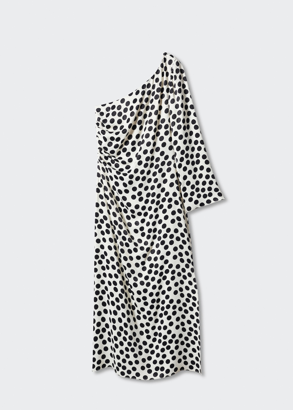 Polka-dot asymmetrical dress - Article without model