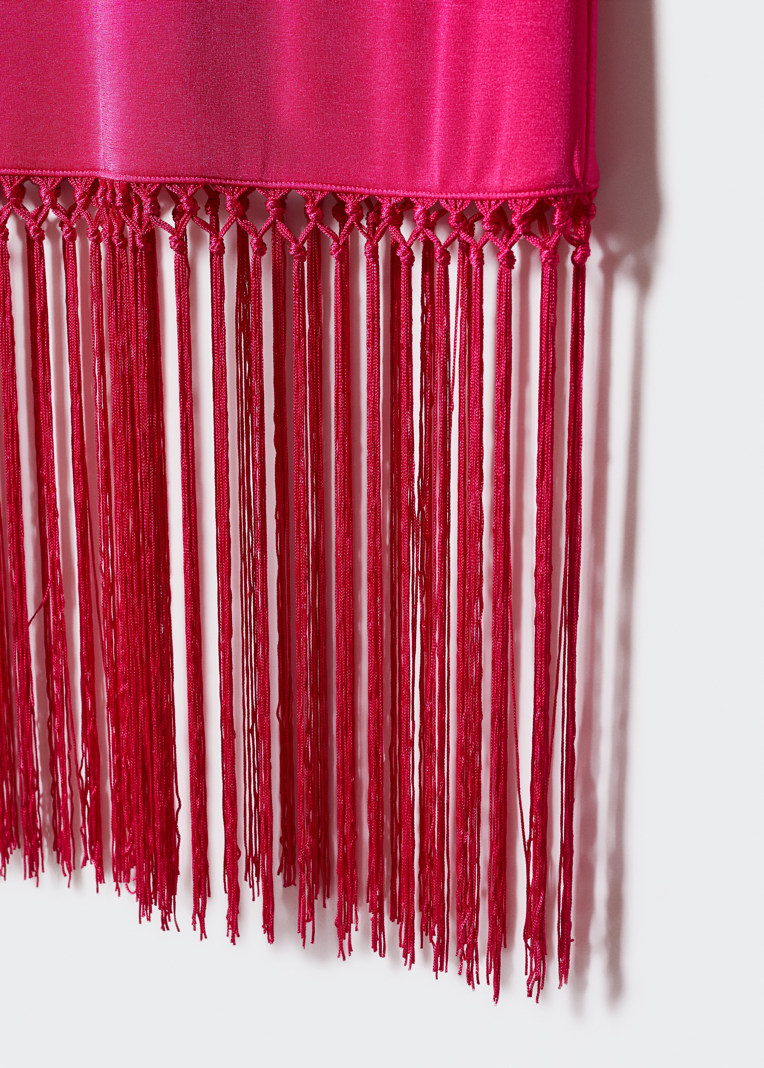 Halter neck fringed dress - Details of the article 8