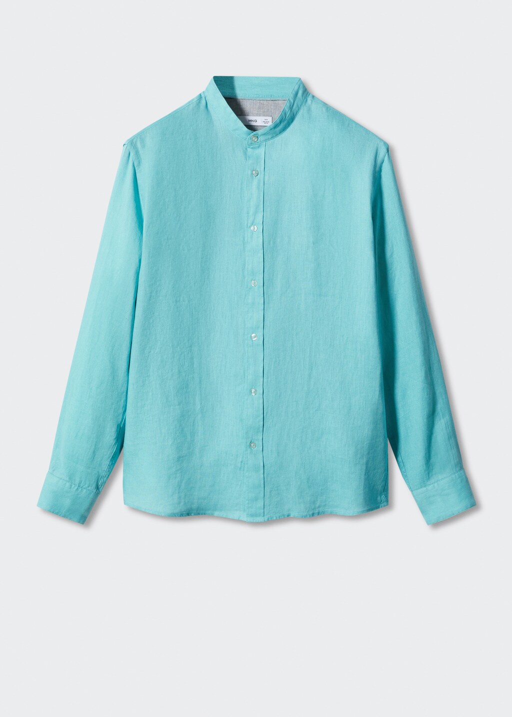 100% linen Mao collar shirt - Article without model