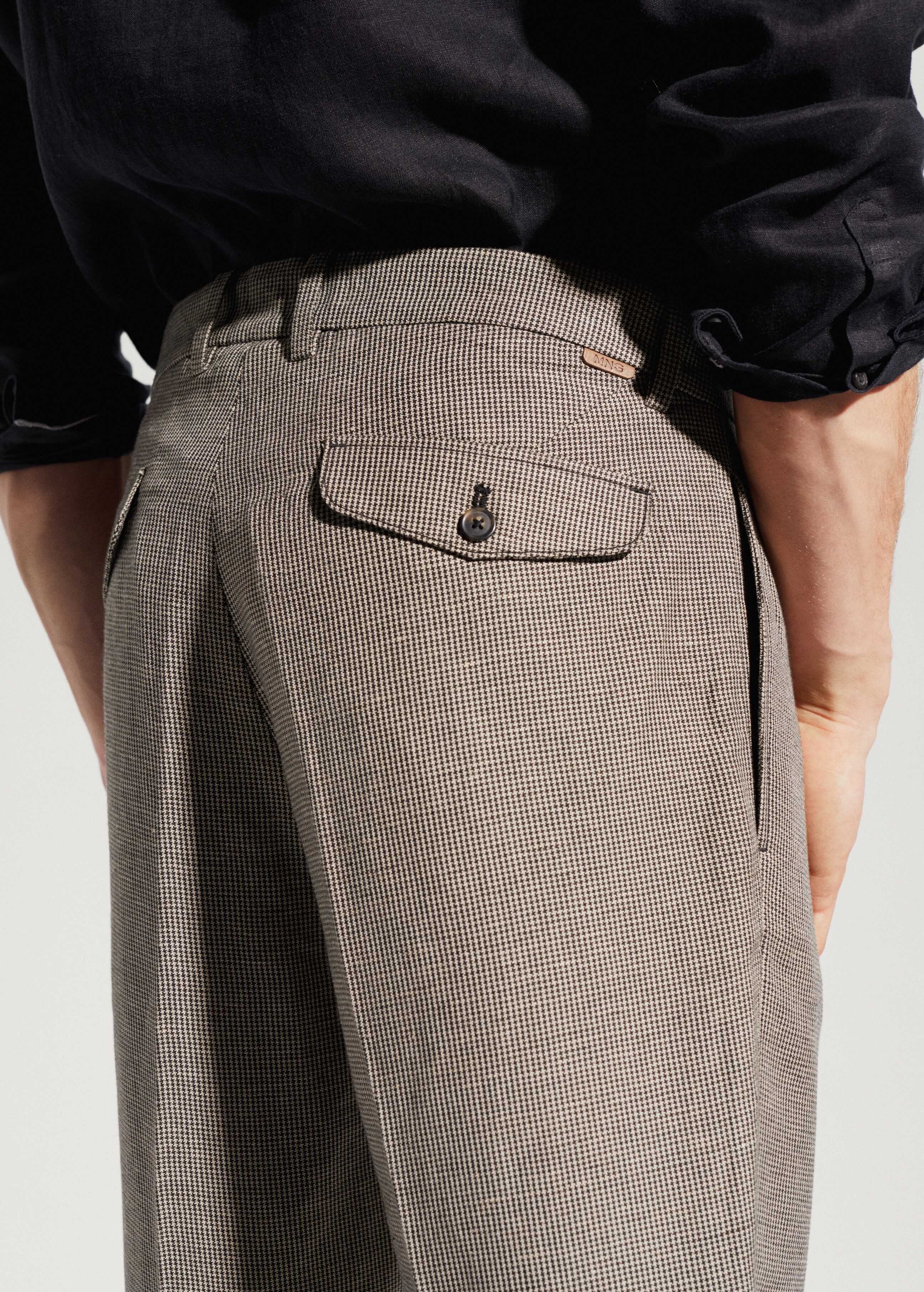 Pantalón lino slim fit - Detalle del artículo 2