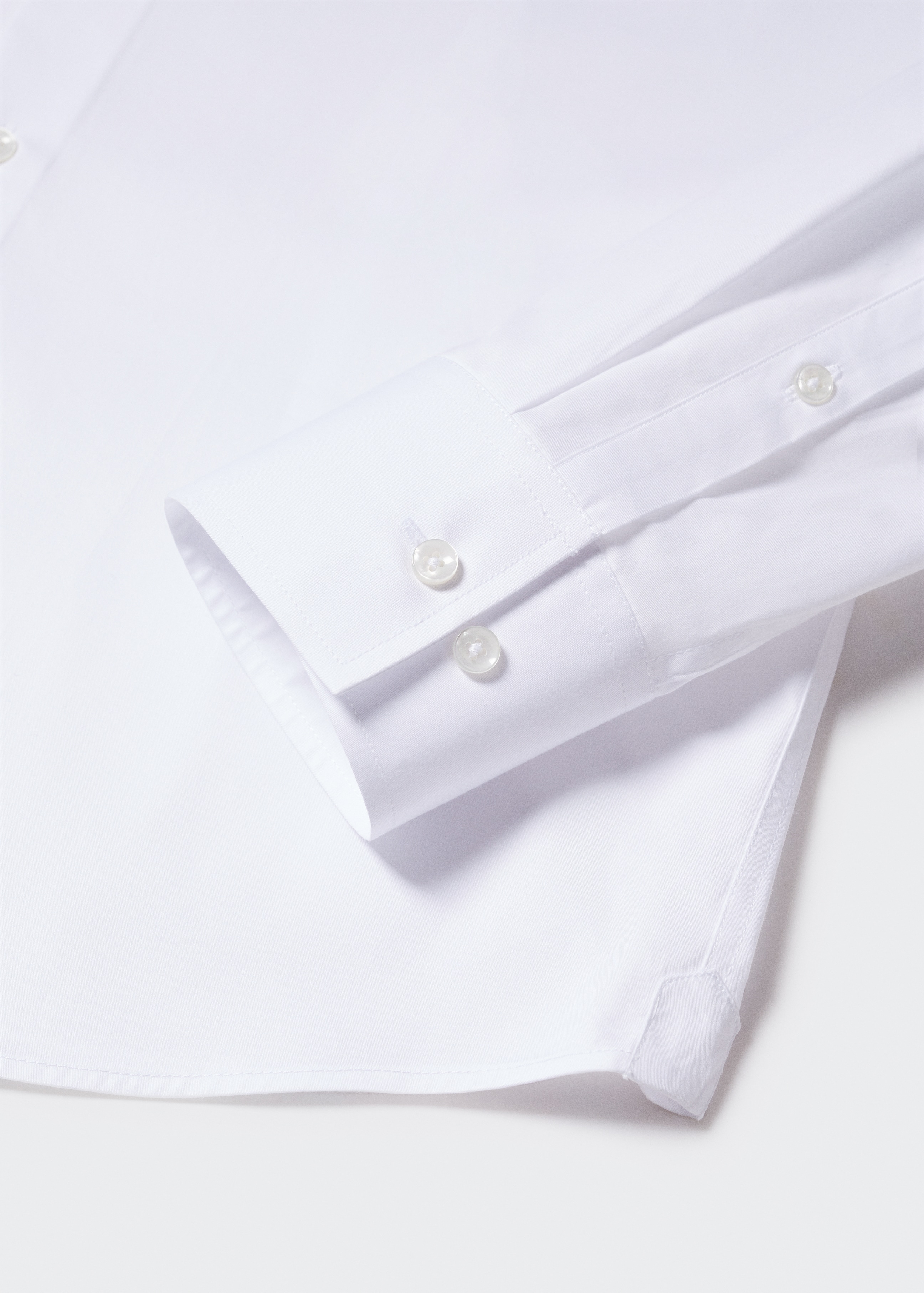 Slim fit cotton suit shirt - Details of the article 8