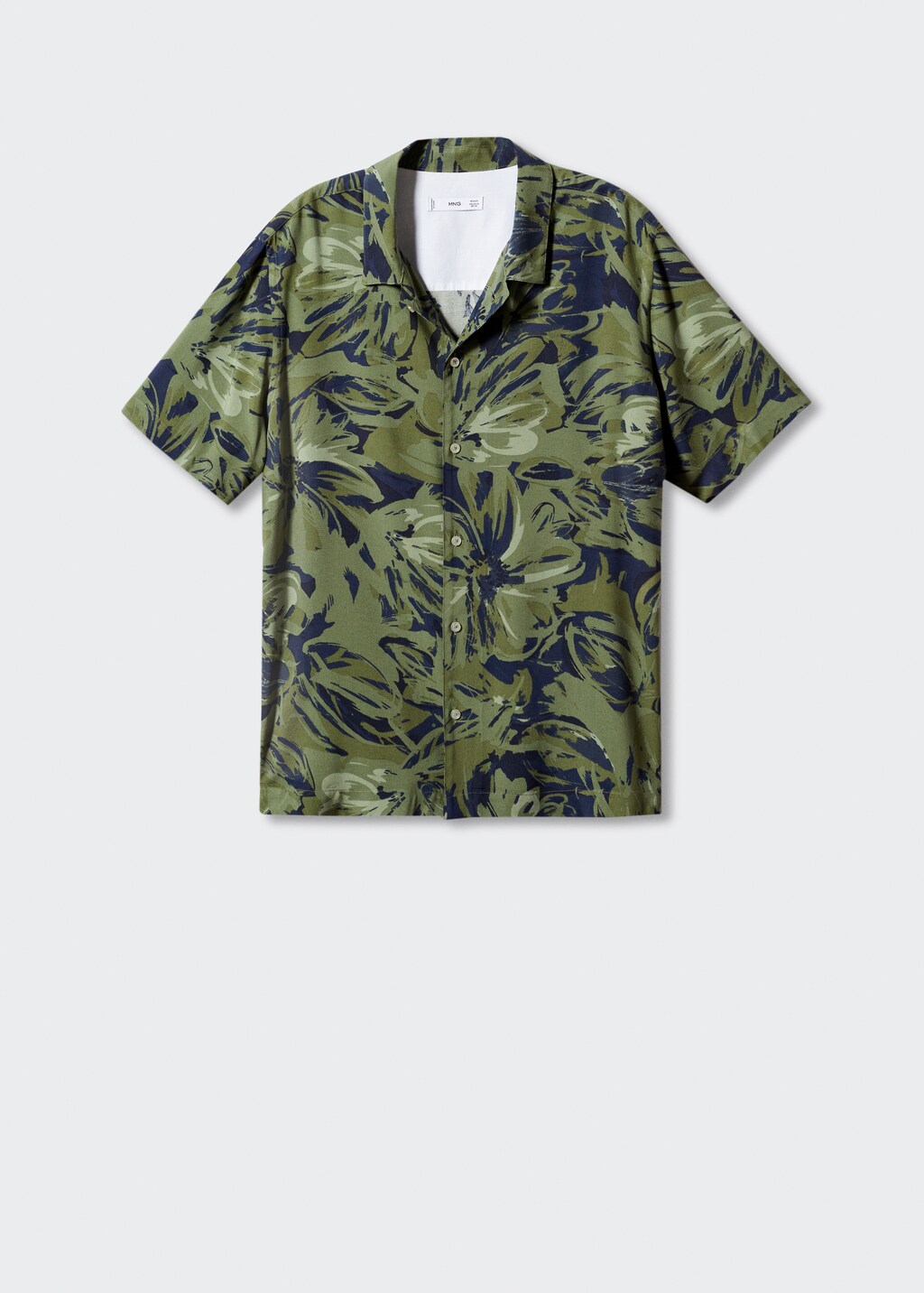 Regular fit tropical print shirt - Article without model